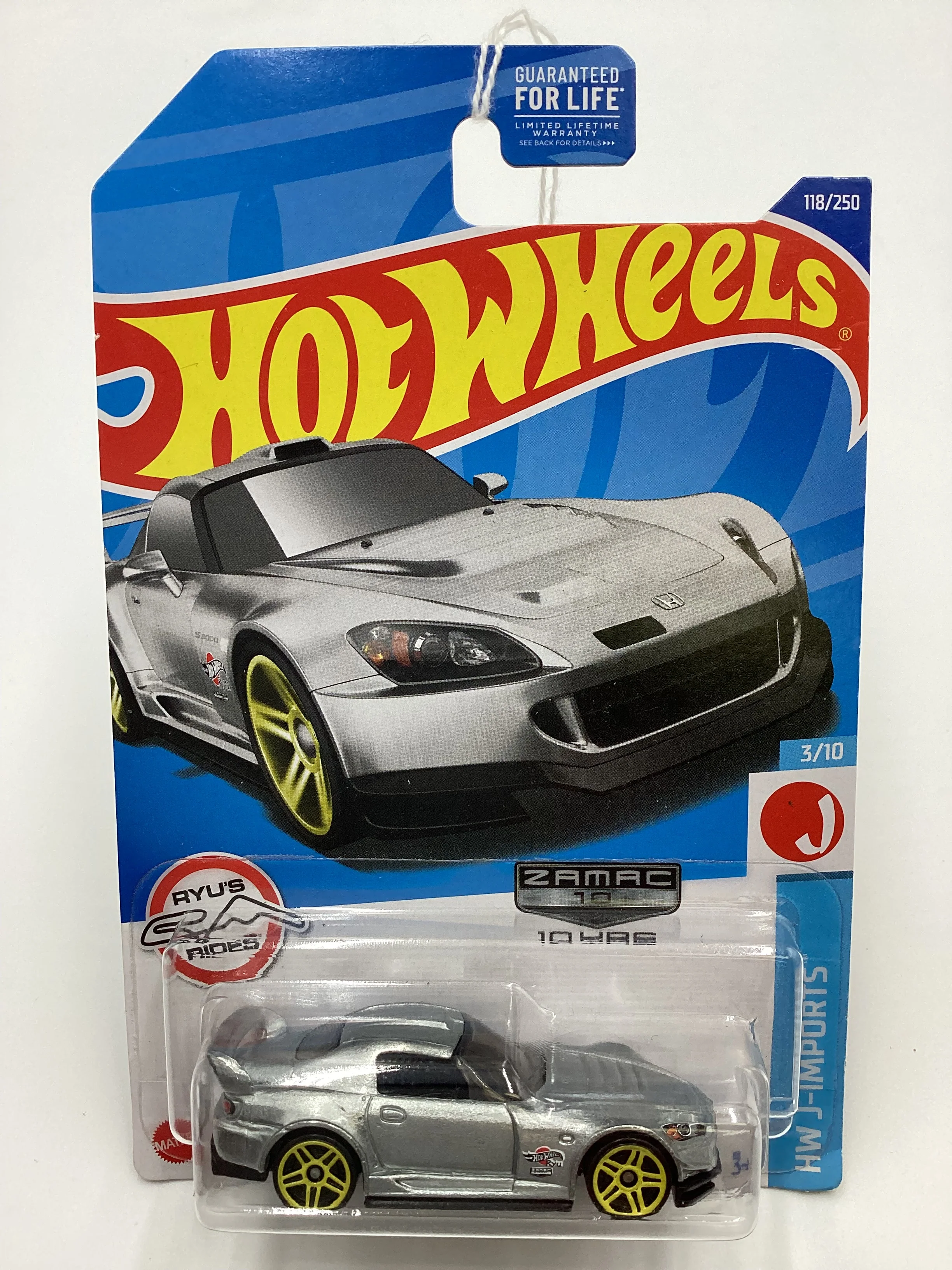 2022 Hot Wheels Zamac 10 Years #118 Honda S2000 148A - Image 2