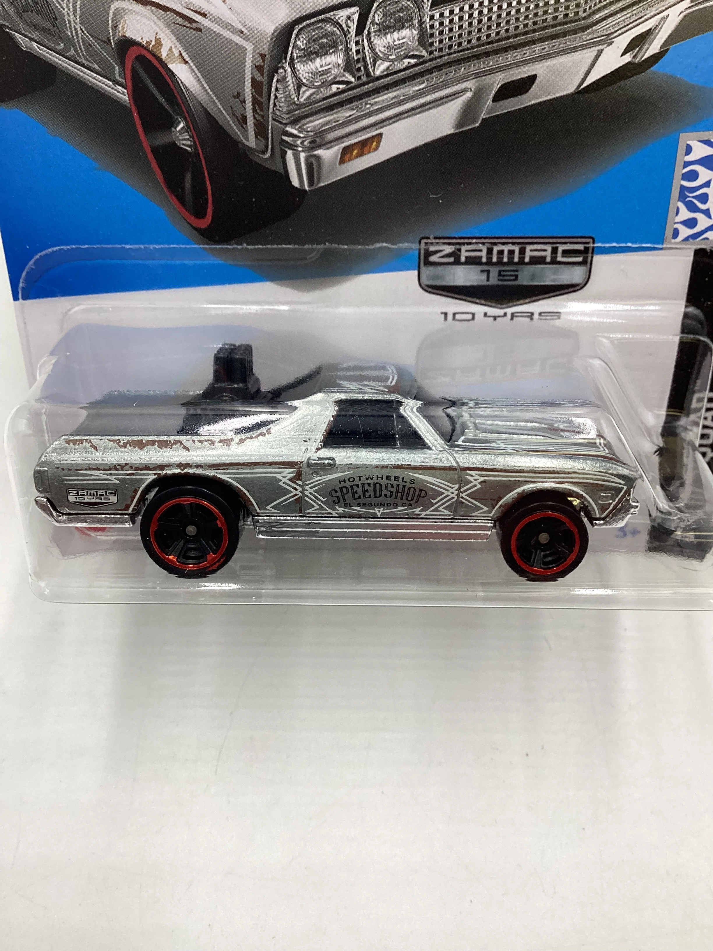 2022 Hot wheels Zamac 10 years #15 68 El Camino 148D - Image 3