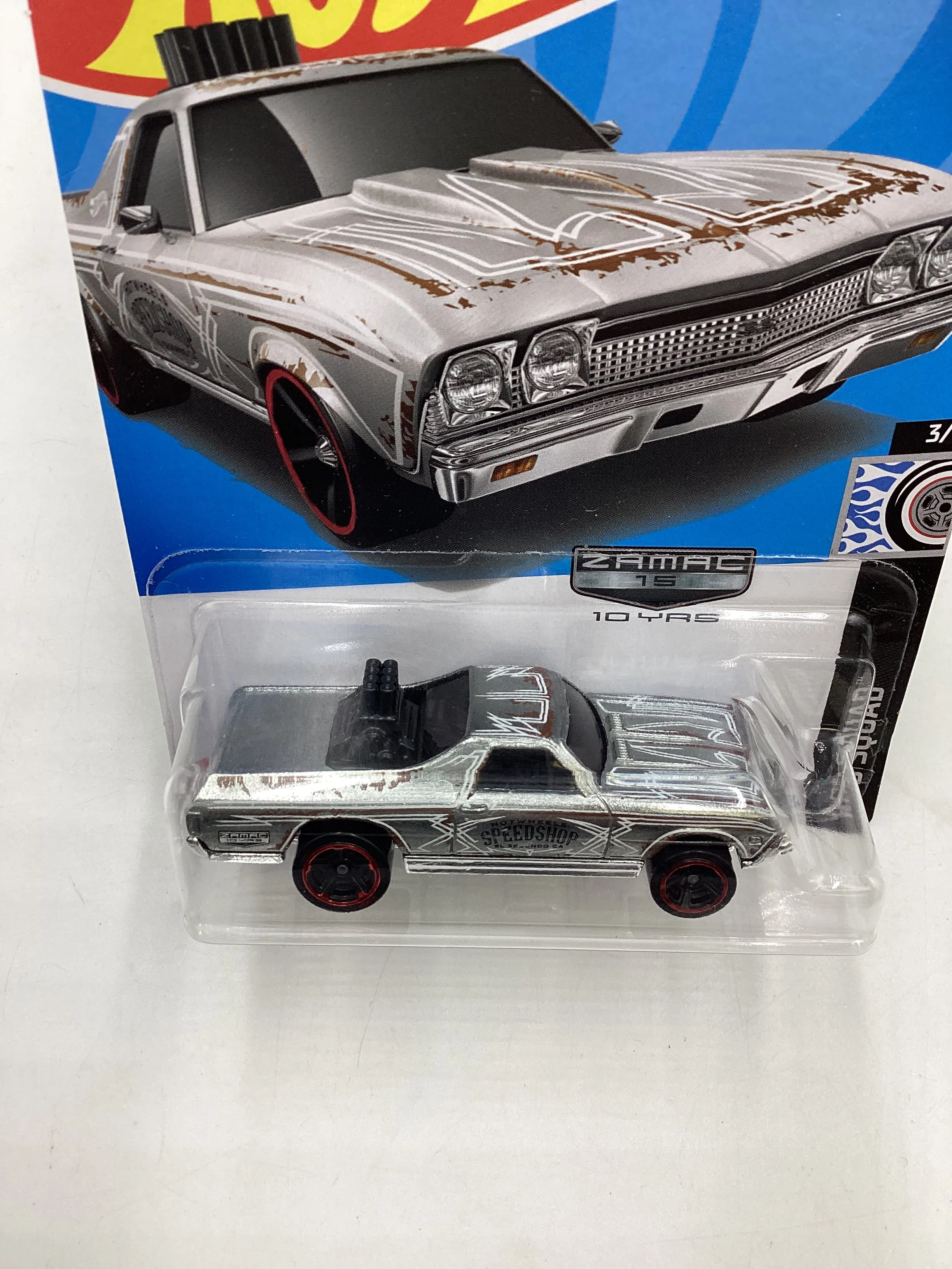 2022 Hot wheels Zamac 10 years #15 68 El Camino 148D - Image 6