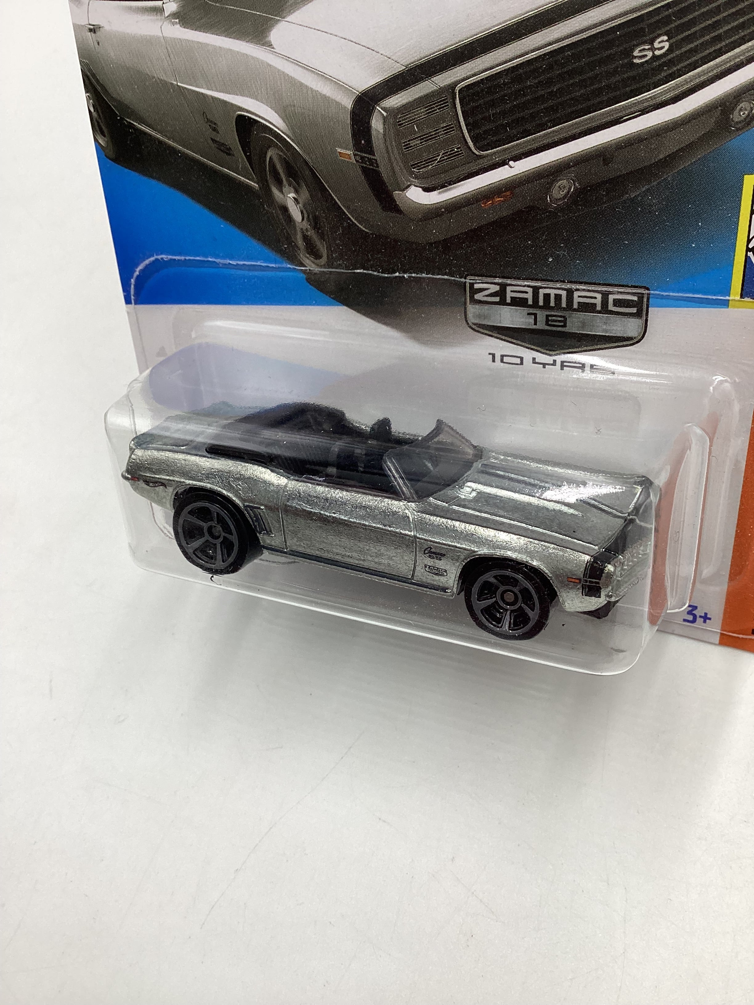 2022 Hot Wheels Zamac #222 69 Camaro Convertible  147C - Image 5