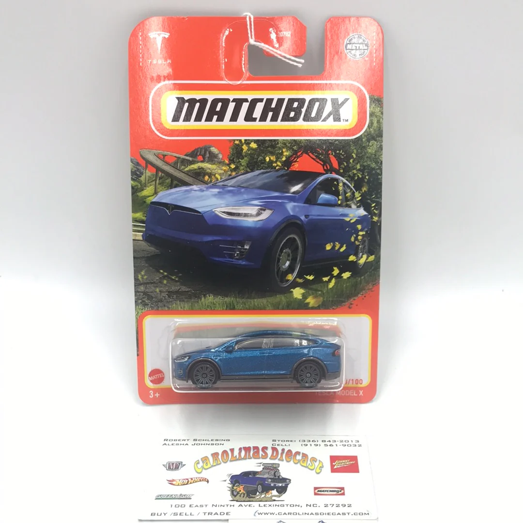 2022 matchbox #53 Tesla Model X 210C