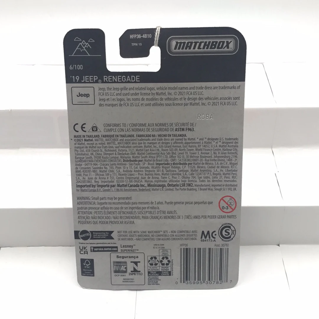 2022 matchbox #6 ‘19 Jeep Renegade 207H - Image 4