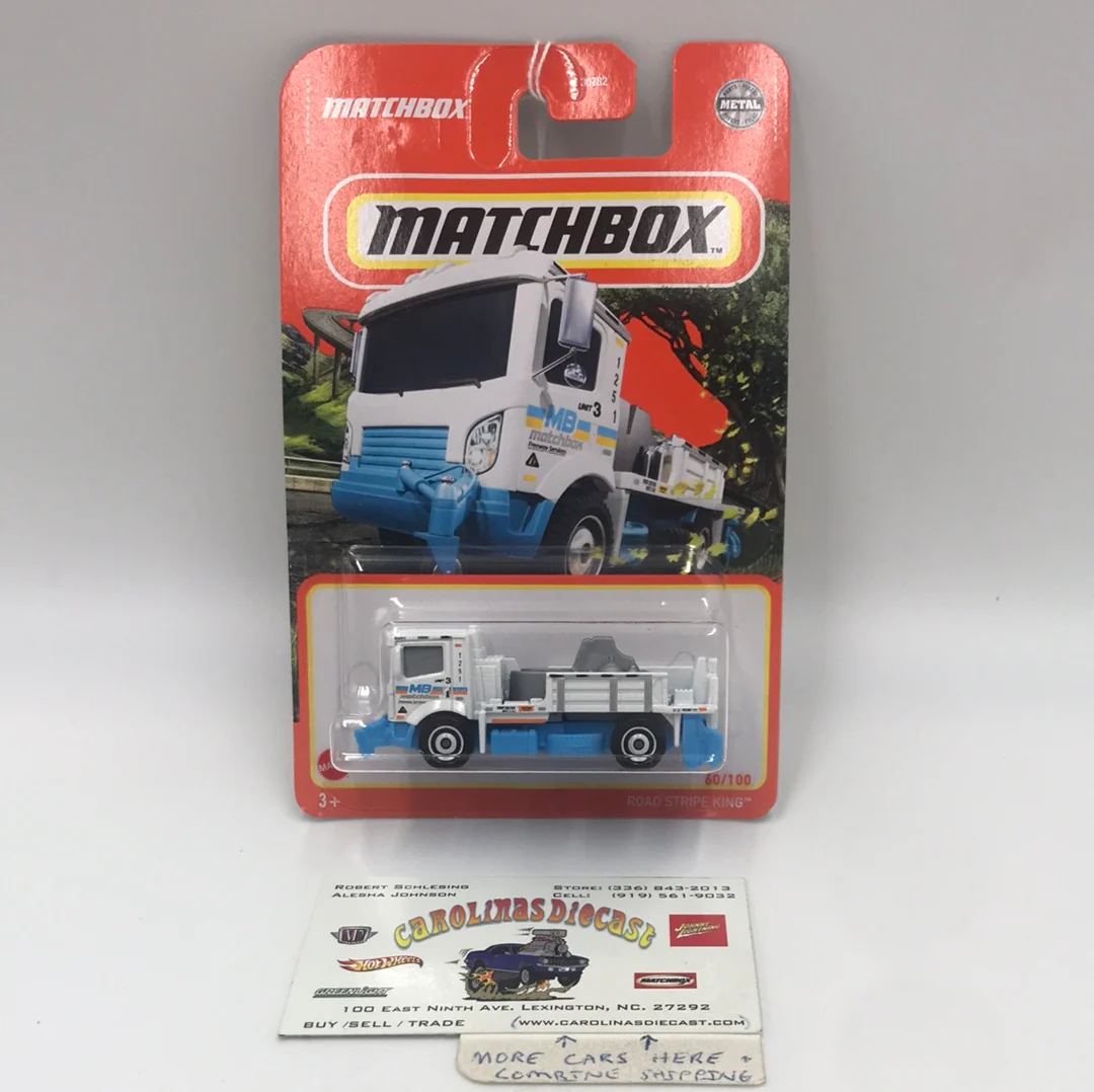 2022 matchbox #60 Road Stripe King NEW!!! CC3