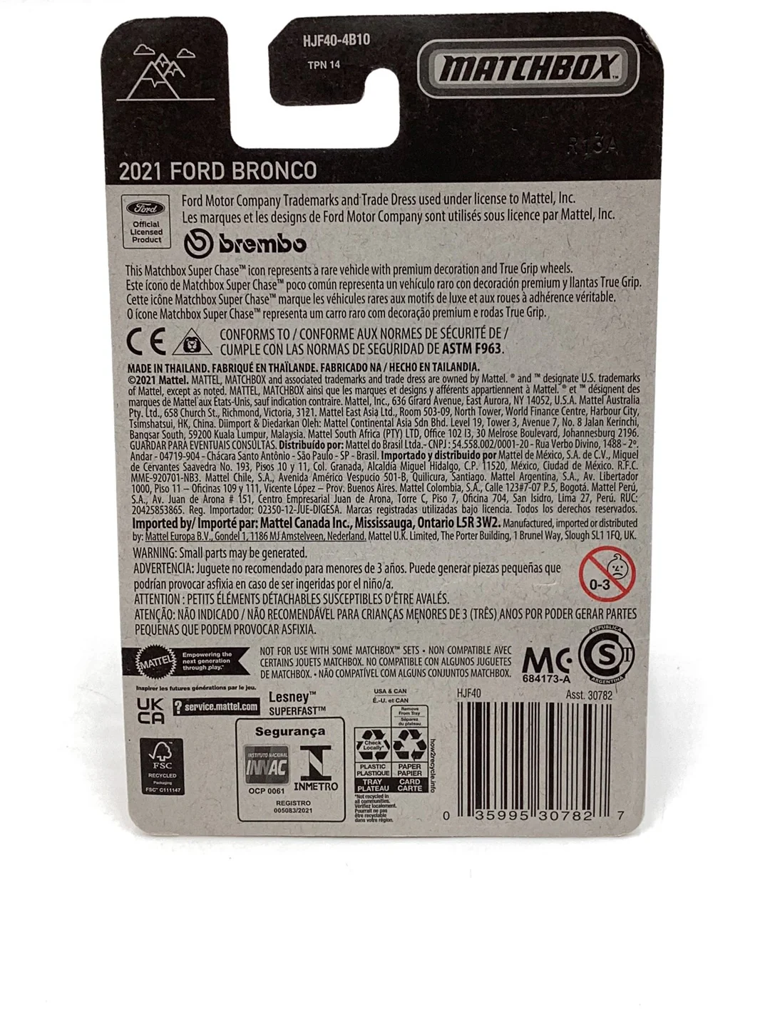 2022 matchbox Super Chase 2021 Ford Bronco VHTF NEW!!! - Image 6