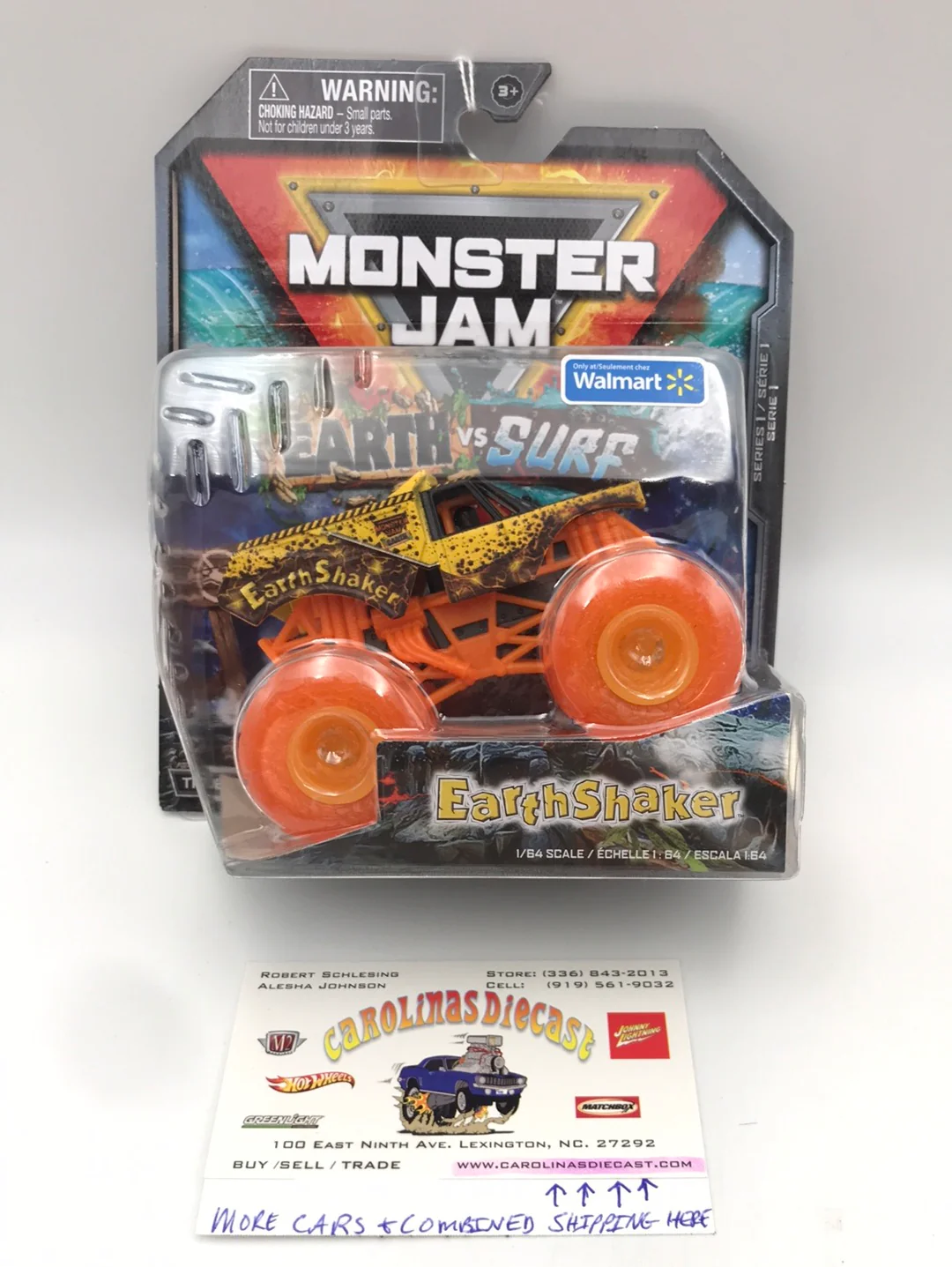 2022 monster jam series 1 Earth Vs. Surf Earthshaker Walmart exclusive