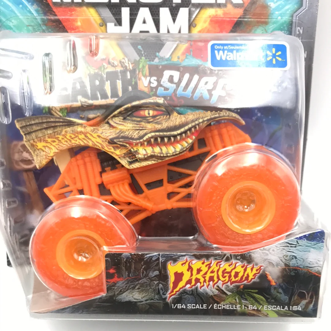 2022 monster jam series 2 Earth Vs. Surf Dragon Walmart exclusive 125B - Image 2