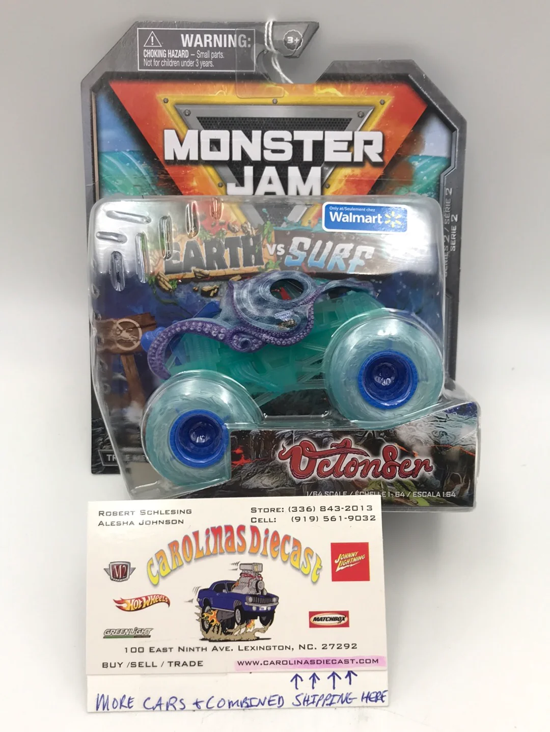 2022 monster jam series 2 Earth Vs. Surf Octon8er Walmart exclusive Jim