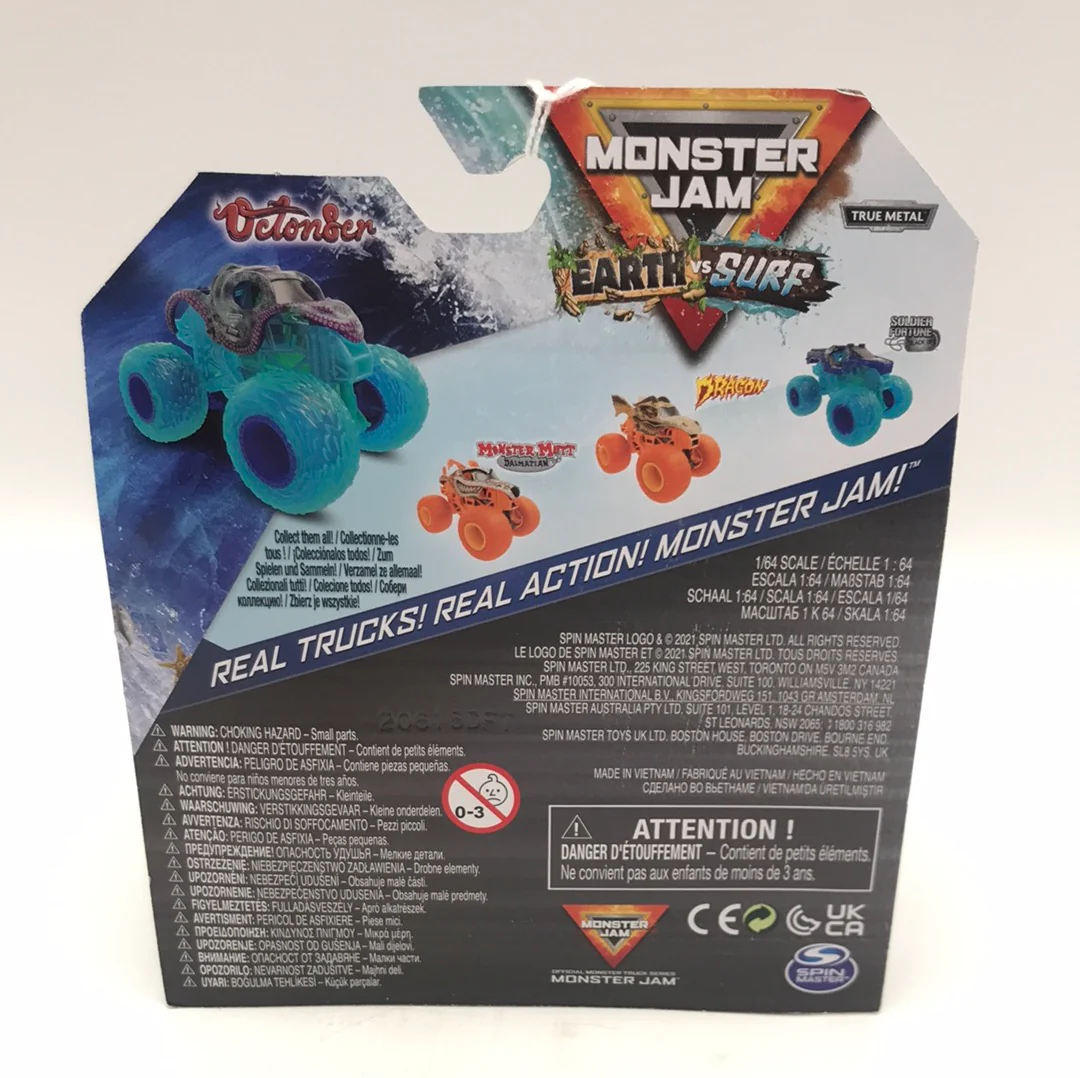 2022 monster jam series 2 Earth Vs. Surf Octon8er Walmart exclusive Jim - Image 4
