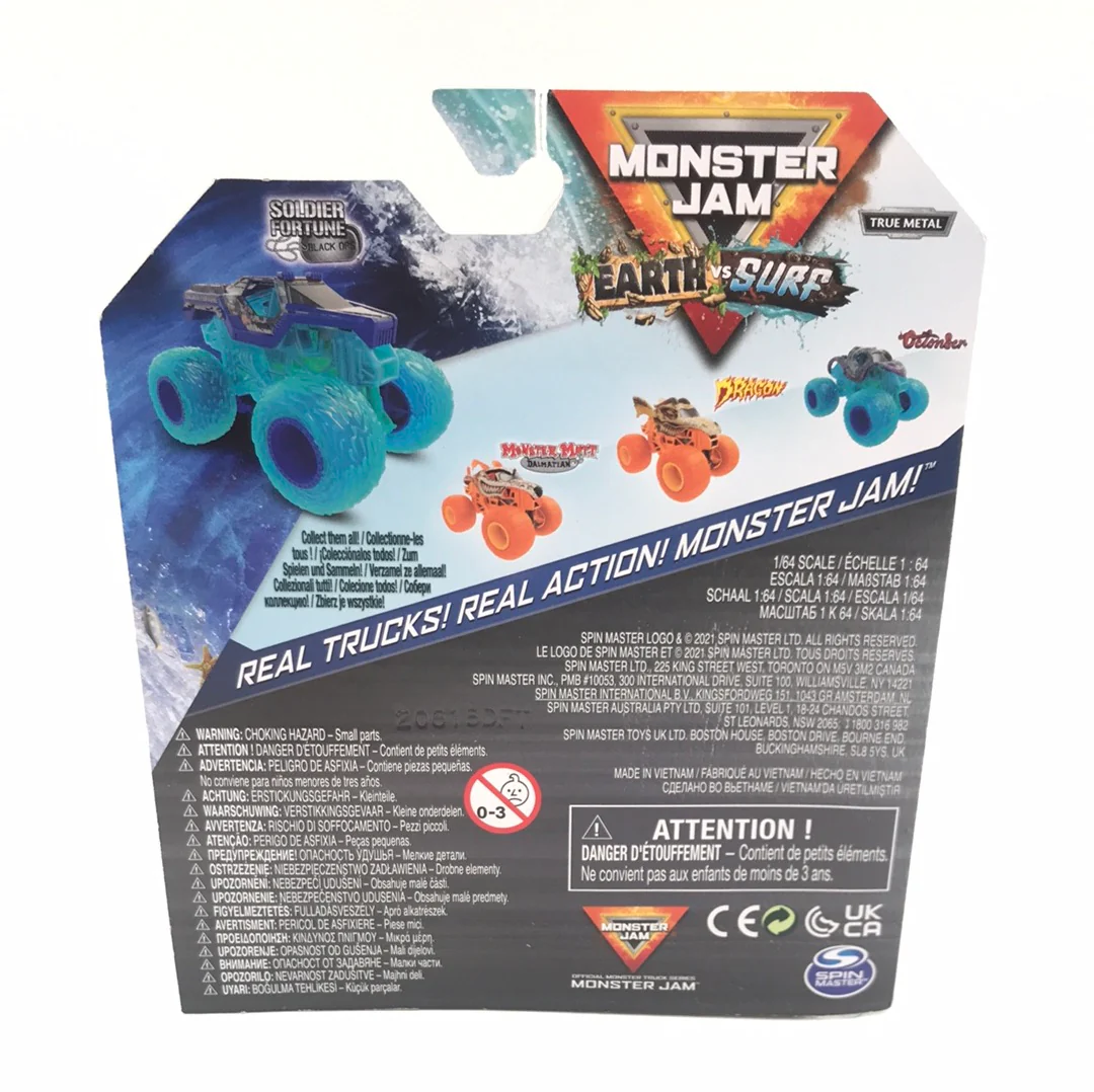 2022 monster jam series 2 Earth Vs. Surf Soldier Fortune Black Ops Walmart exclusive - Image 4