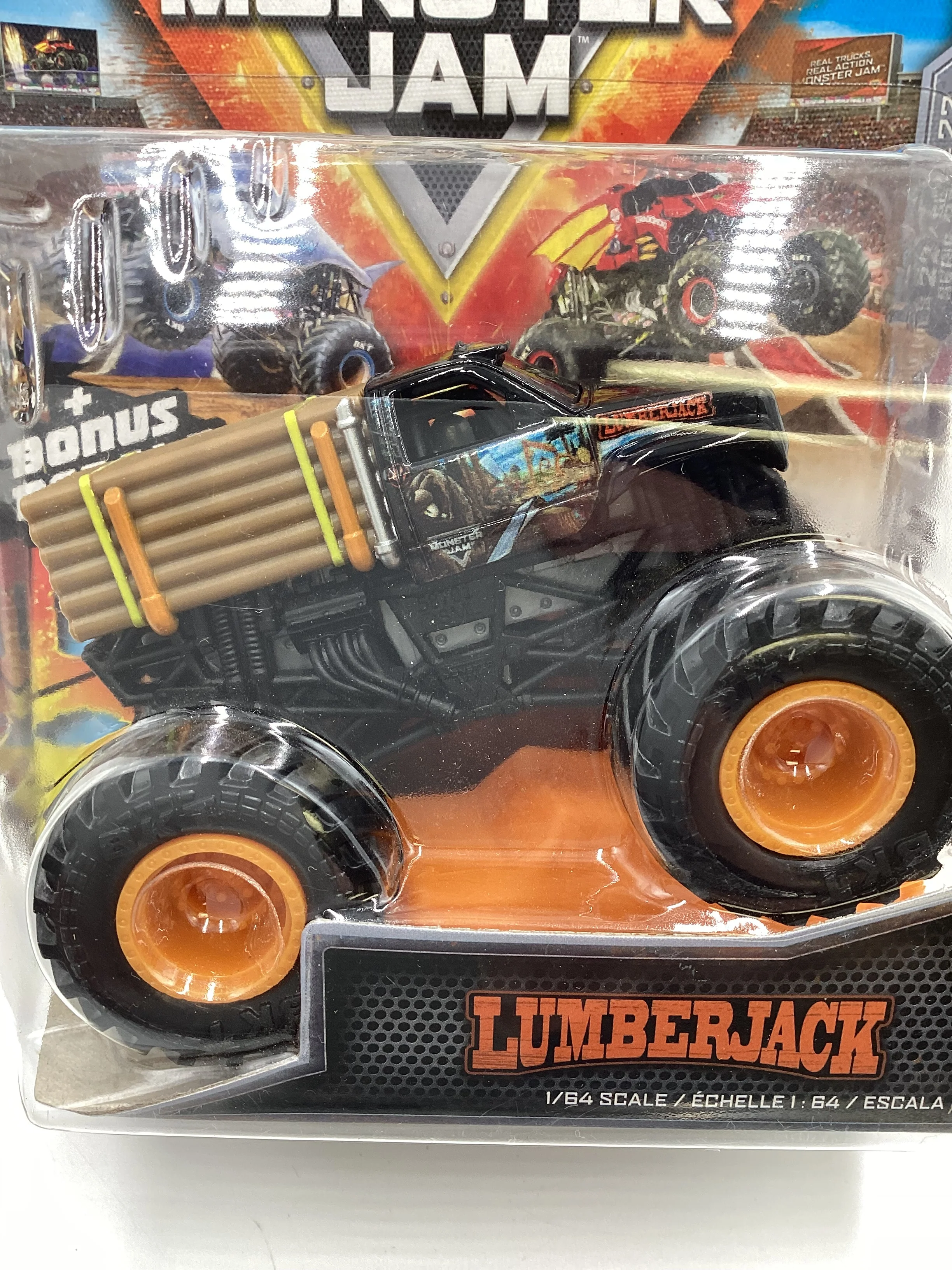 2022 Monster Jam Series 22 Lumberjack Black 127D - Image 3
