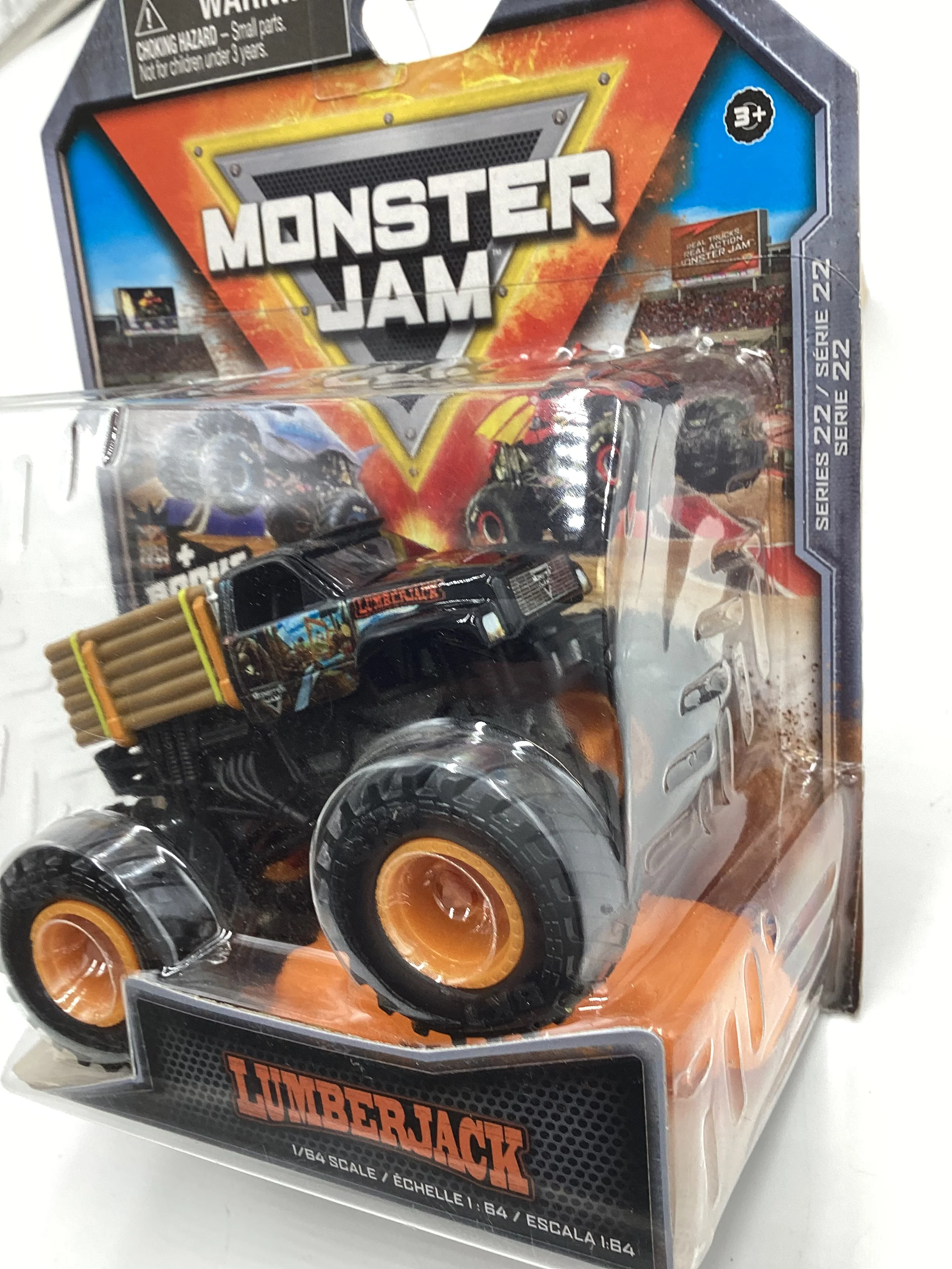 2022 Monster Jam Series 22 Lumberjack Black 127D - Image 4