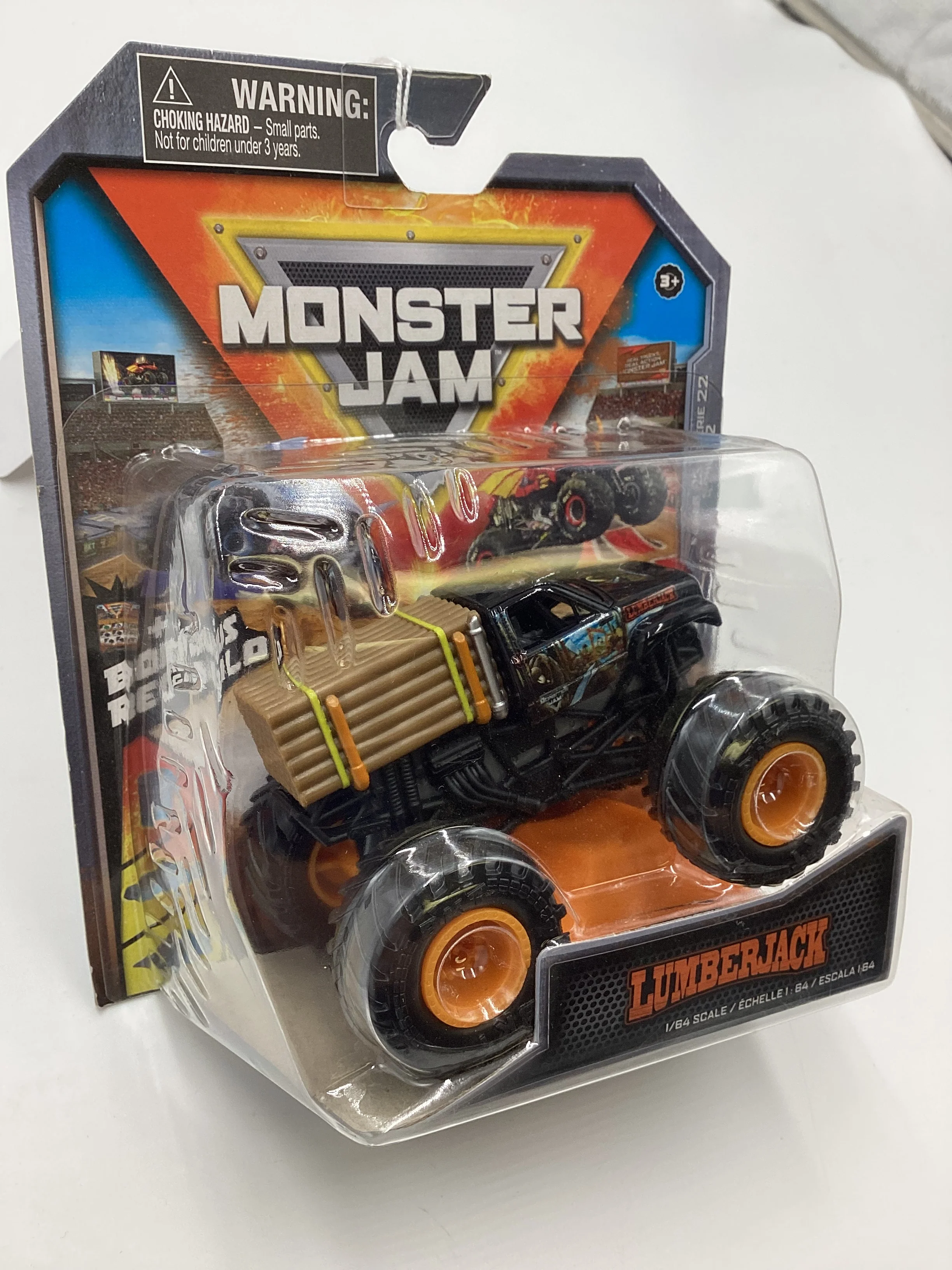 2022 Monster Jam Series 22 Lumberjack Black 127D - Image 5