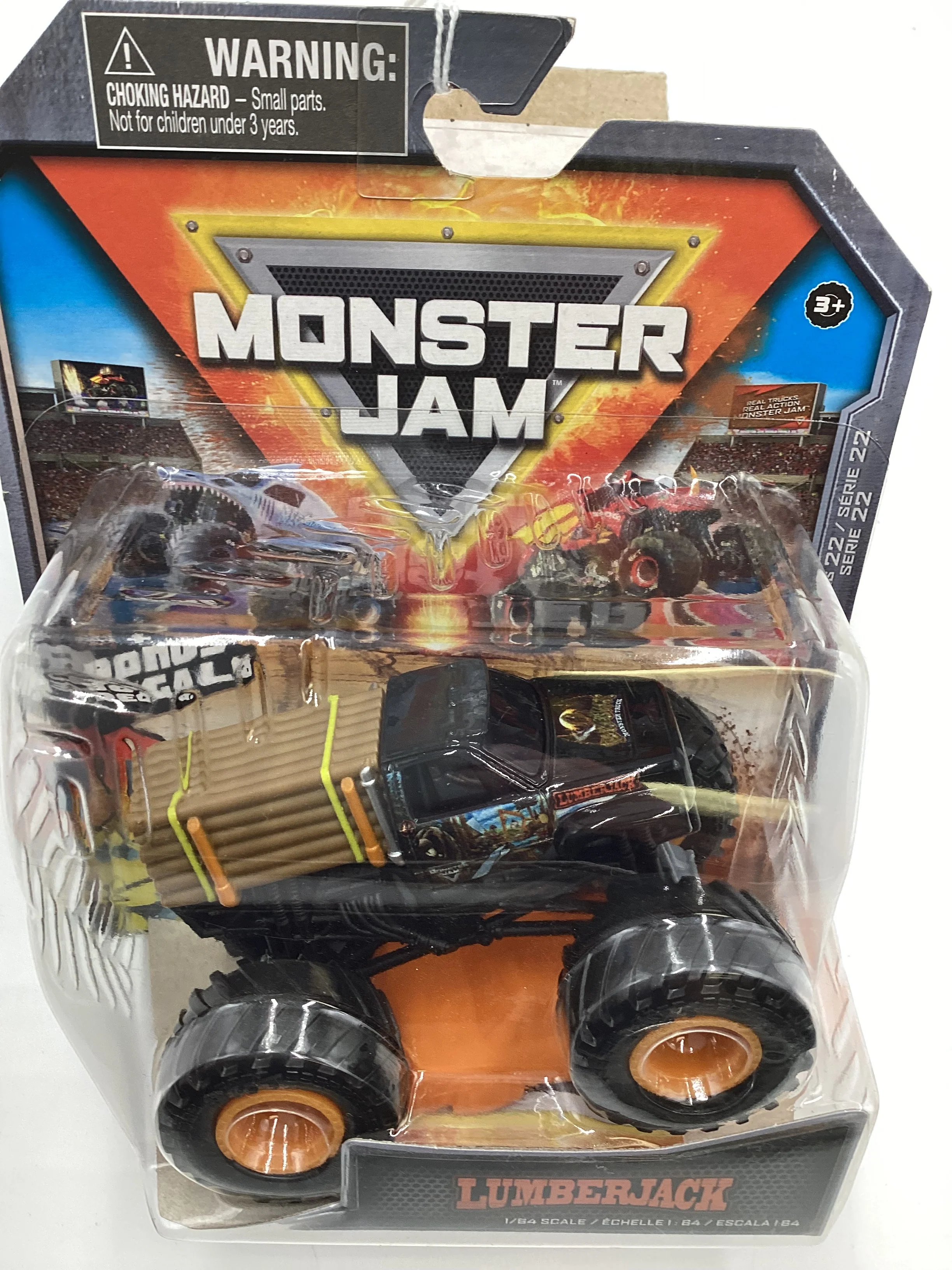 2022 Monster Jam Series 22 Lumberjack Black 127D - Image 6