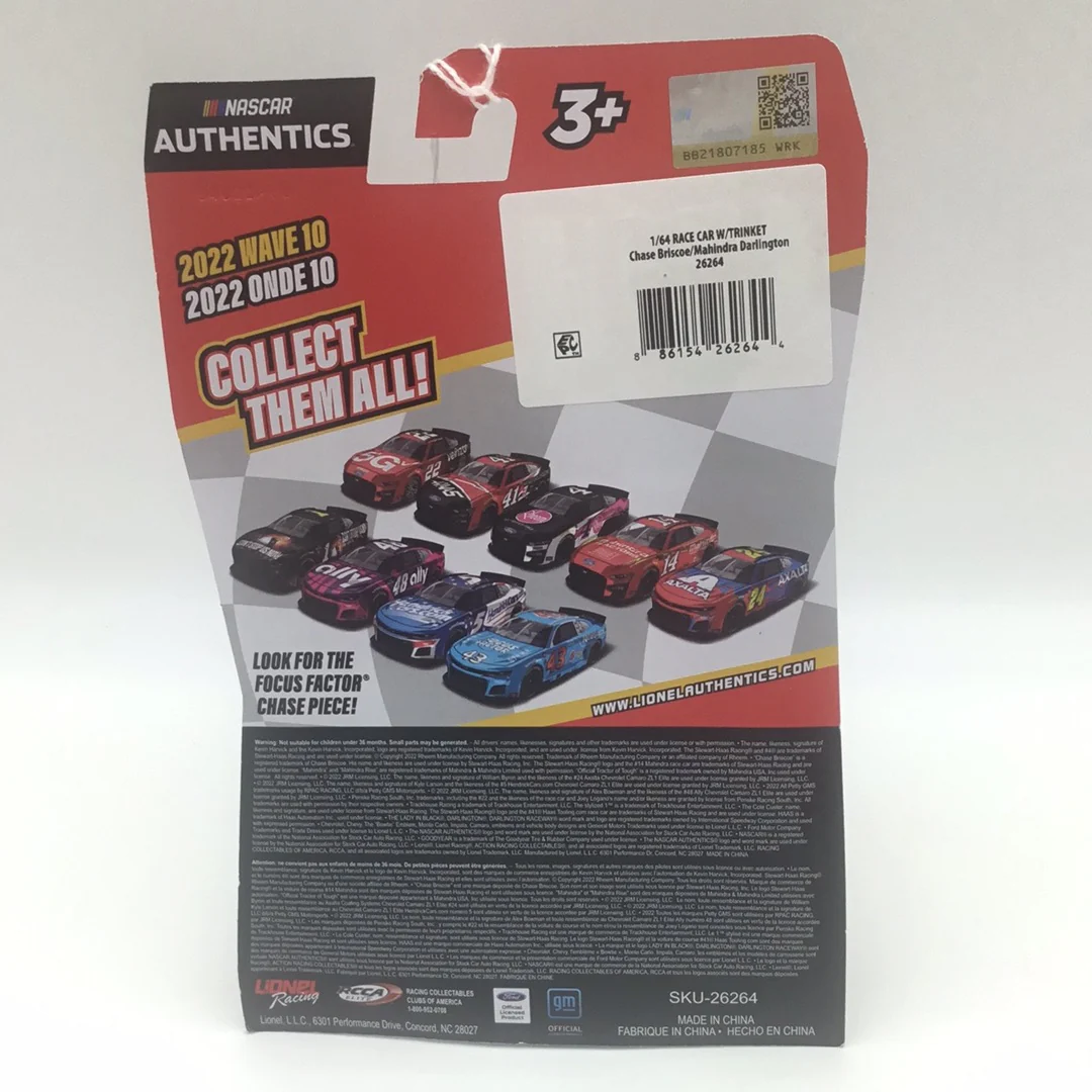 2022 nascar authentics wave 10 #14 Chase Briscoe Mahindra Tractors - Image 4