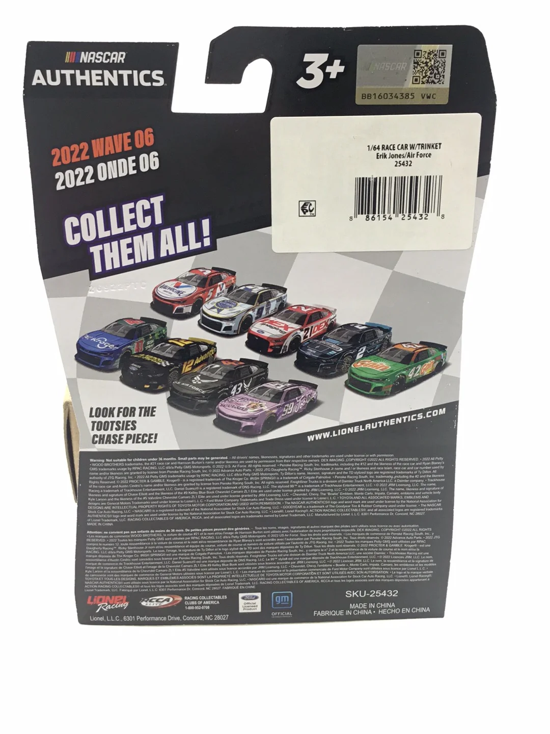 2022 nascar authentics wave 6 #43 Erik Jones US Air Force NN5 - Image 6