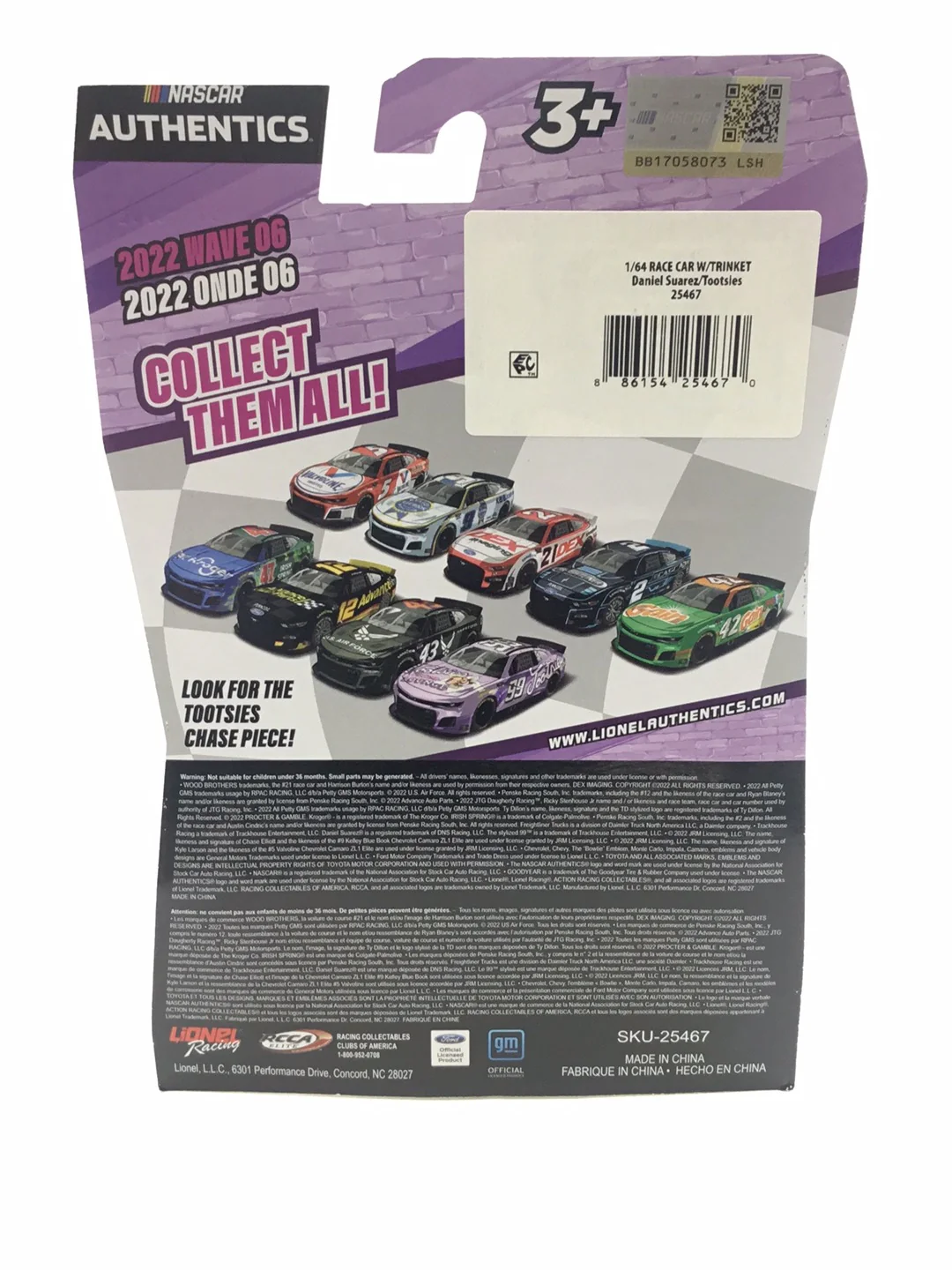 2022 nascar authentics wave 6 #99 Daniel Suarez Tootsies NN1 - Image 6