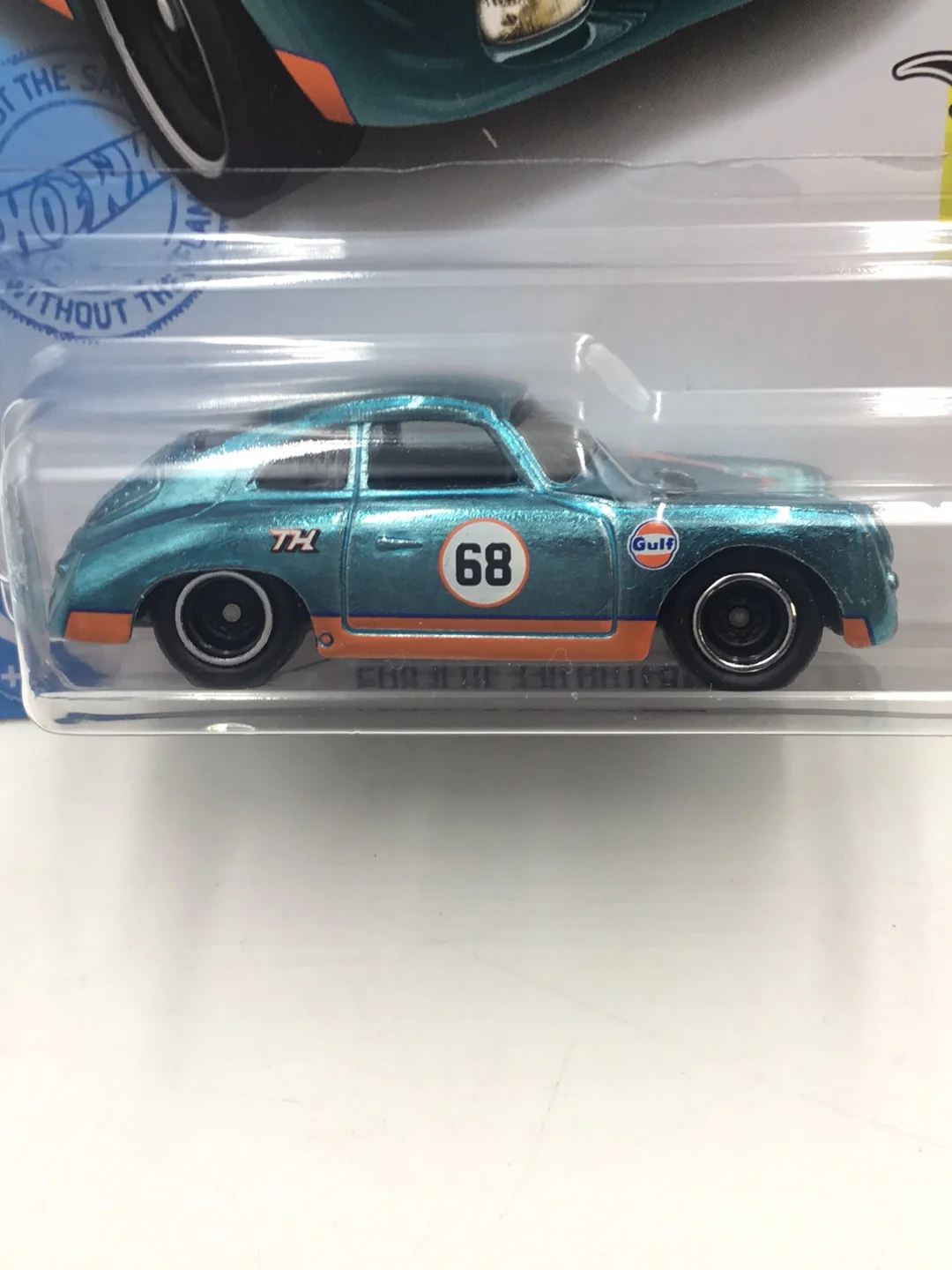 2021 hot wheels super treasure hunt Porsche 356 Outlaw US Card W/ Protector VHTF - Image 2