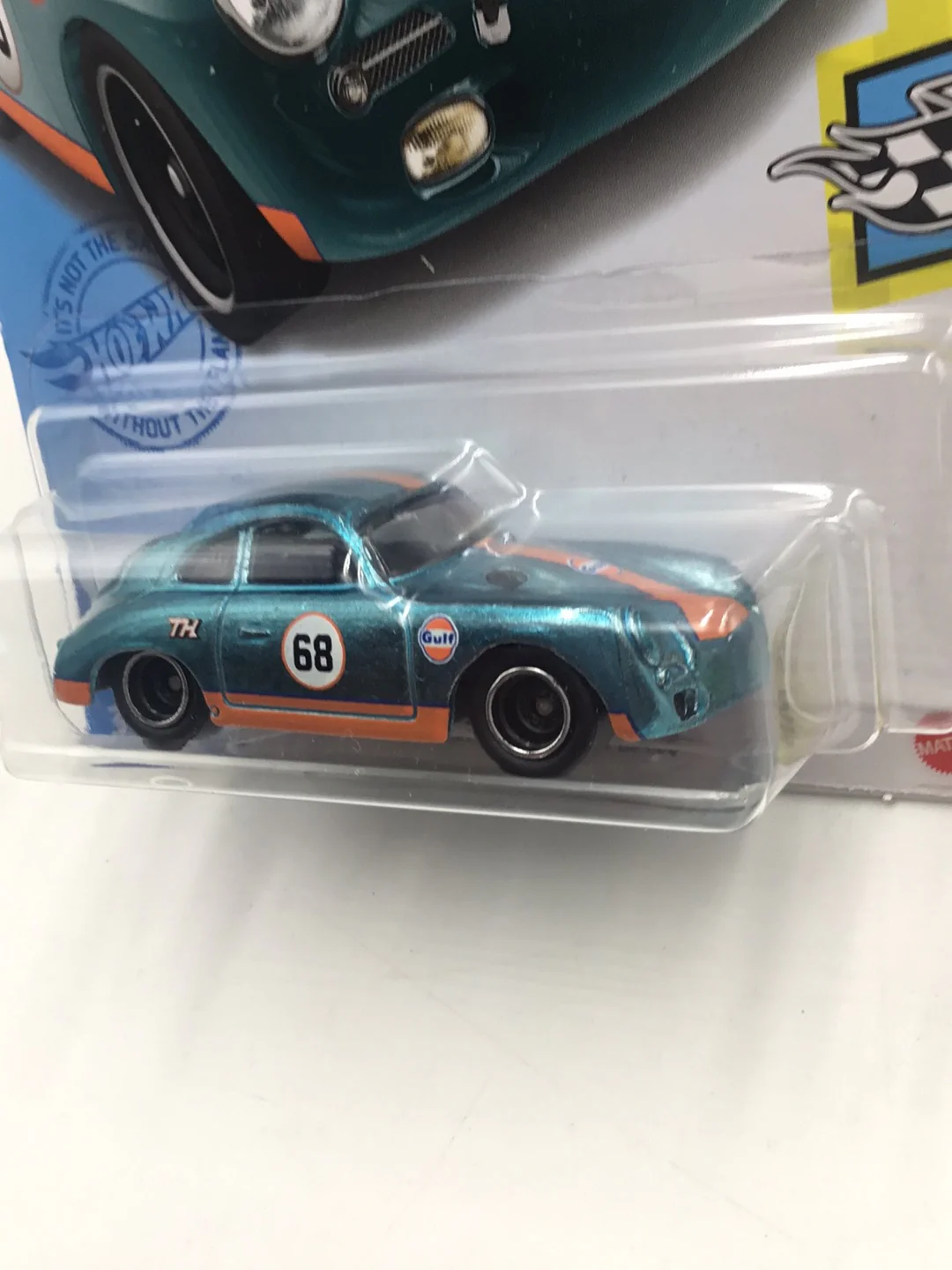 2021 hot wheels super treasure hunt Porsche 356 Outlaw US Card W/ Protector VHTF - Image 4