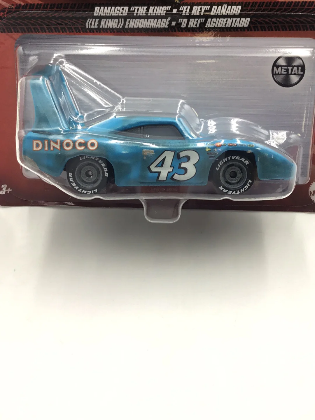2023 Disney Pixar Cars Damaged King - Image 2