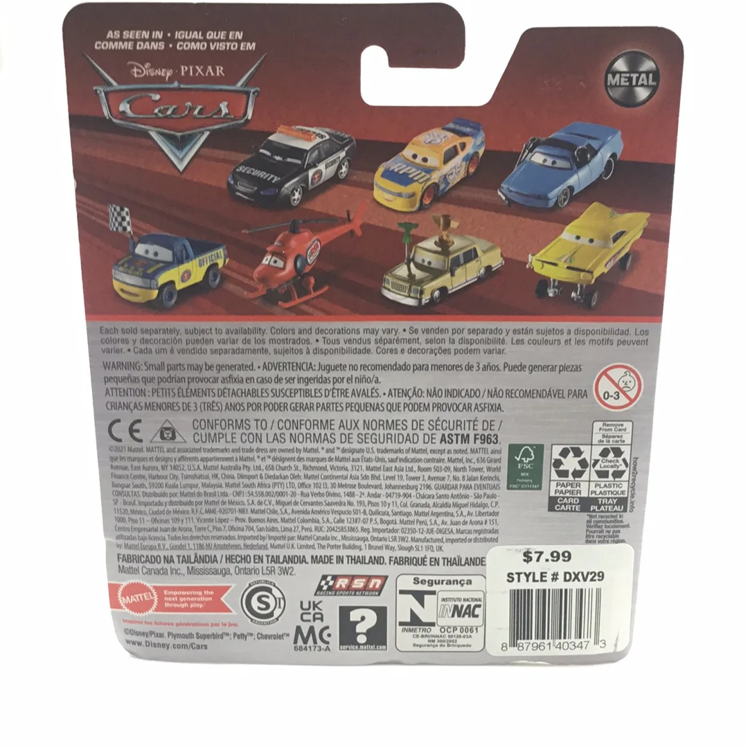 2023 Disney Pixar Cars Damaged King - Image 6