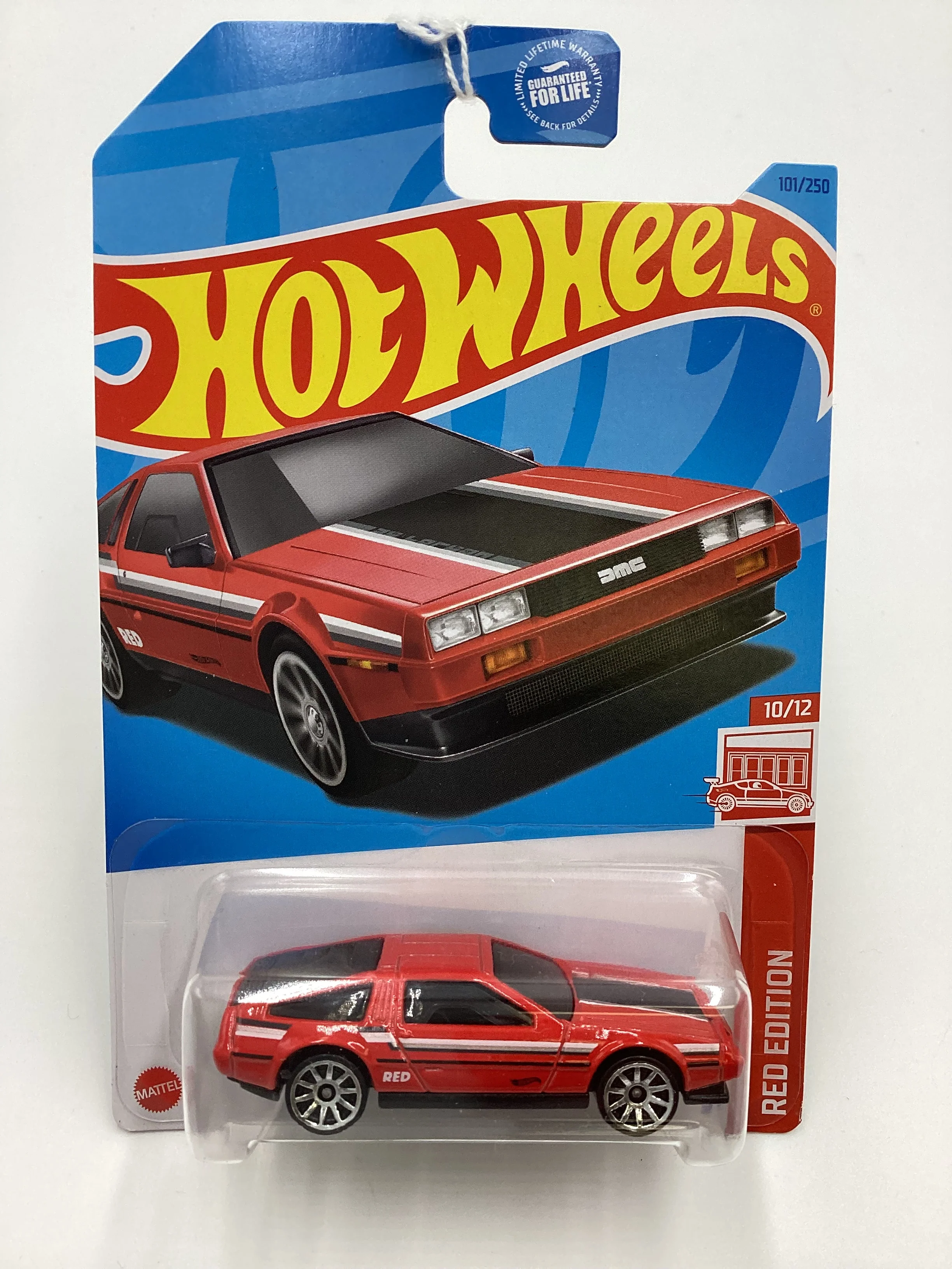 2023 Hot Wheels #101 DMC Delorean Red Edition 150D - Image 2
