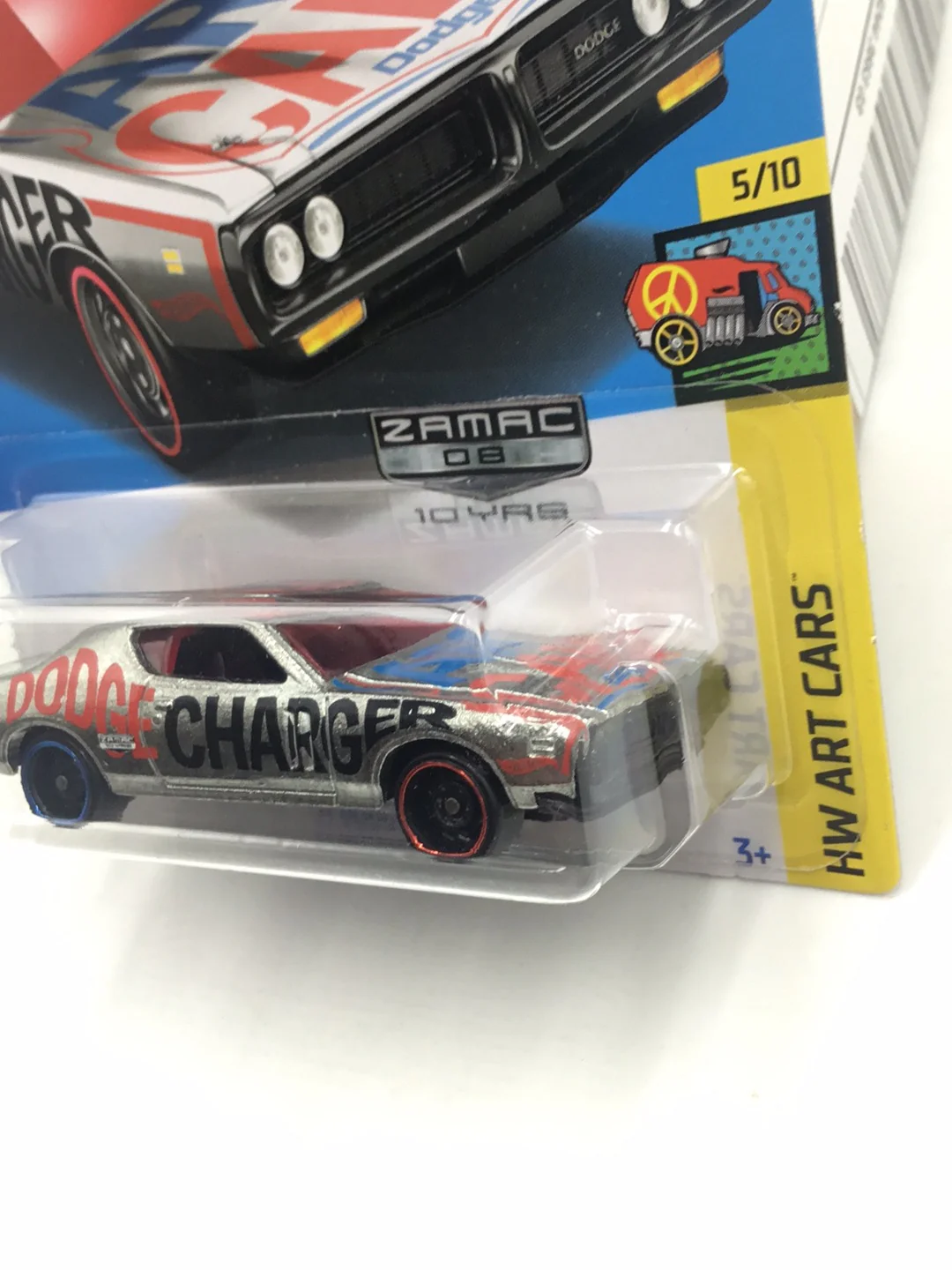 2023 hot wheels  #109 71 Dodge Charger Zamac #8 - Image 4