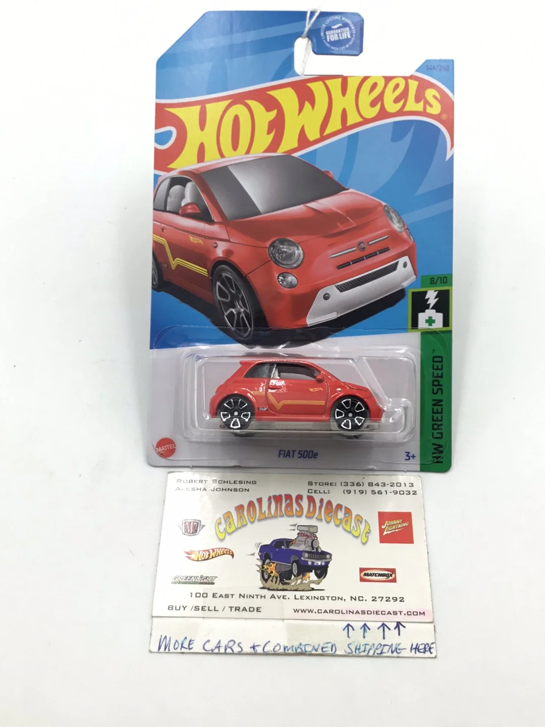 2023 hot wheels #144 Fiat 500e BB9
