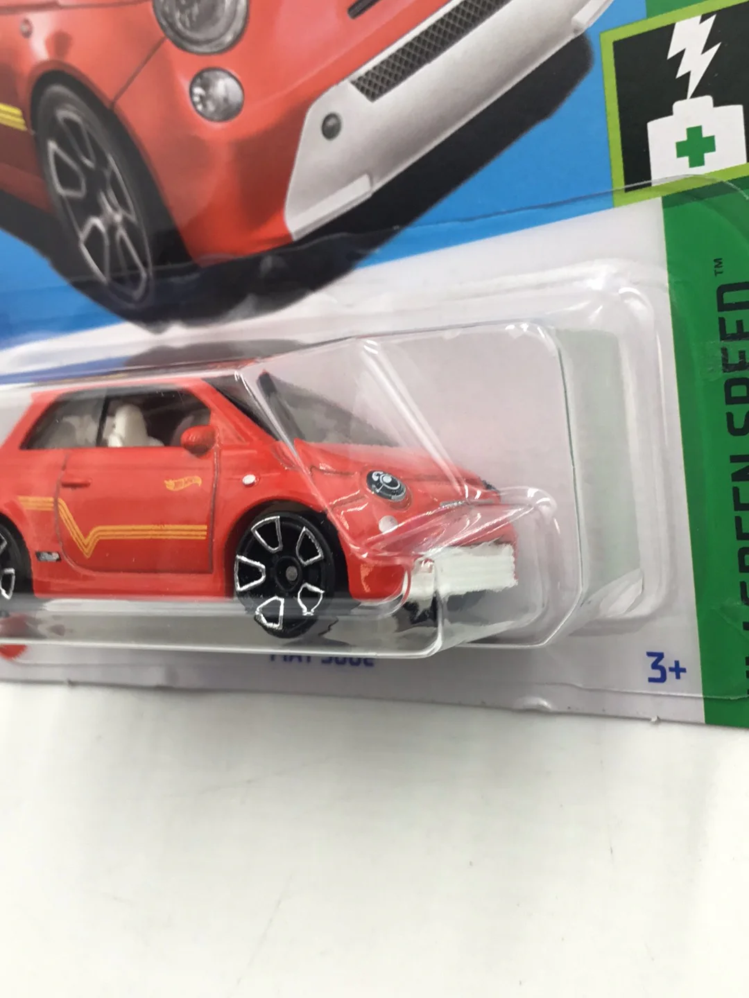 2023 hot wheels #144 Fiat 500e BB9 - Image 4