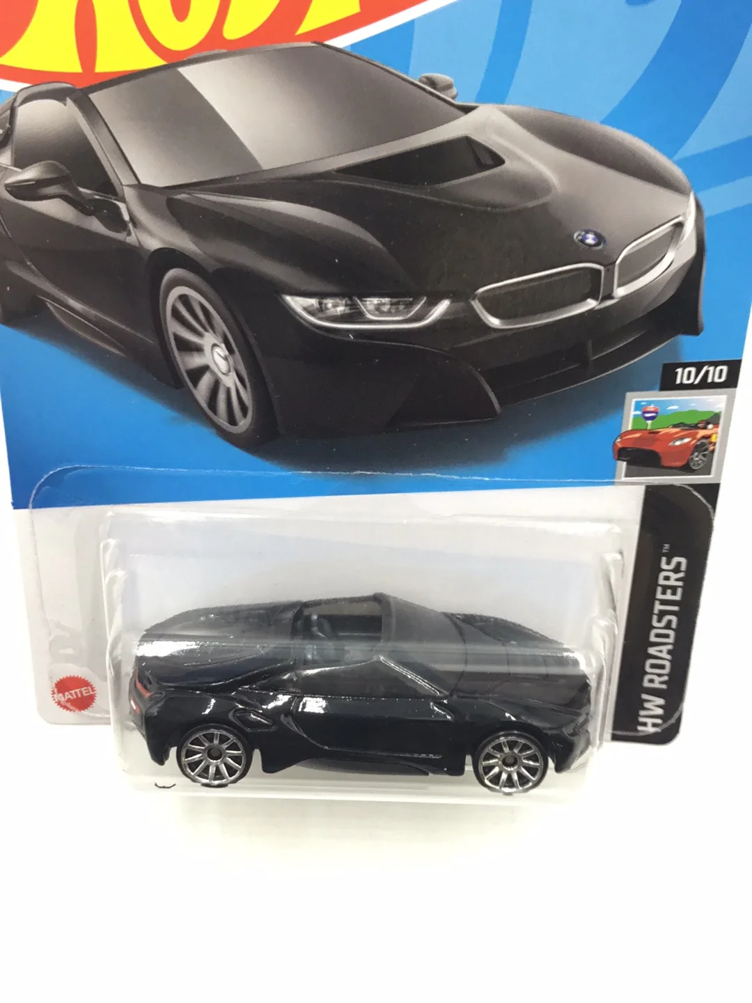 2023 hot wheels #156 BMW i8 Roadster black 109A - Image 5