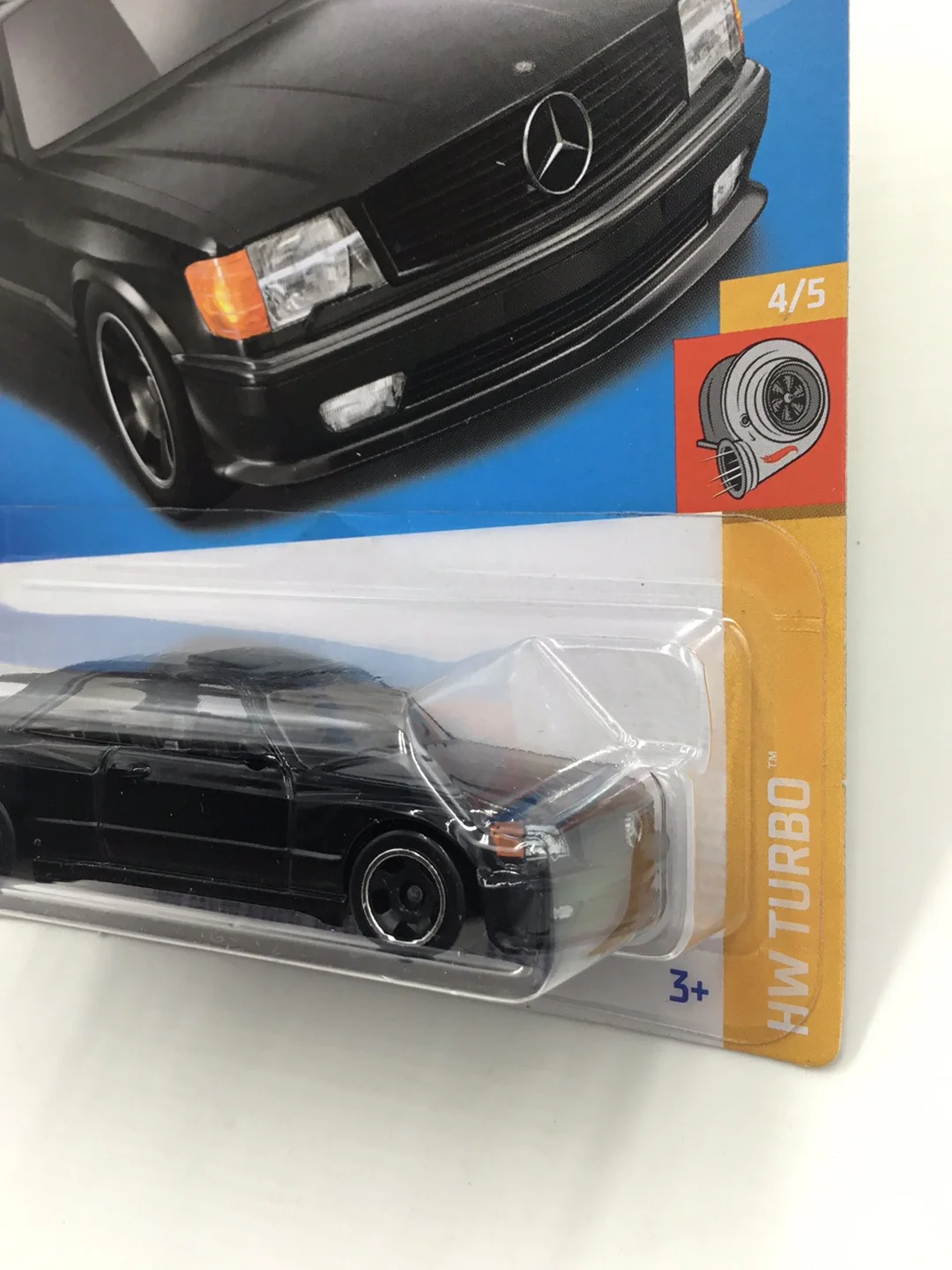 2023 hot wheels #150 89 Mercedes-Benz 560 SEC AMG black 90C - Image 4