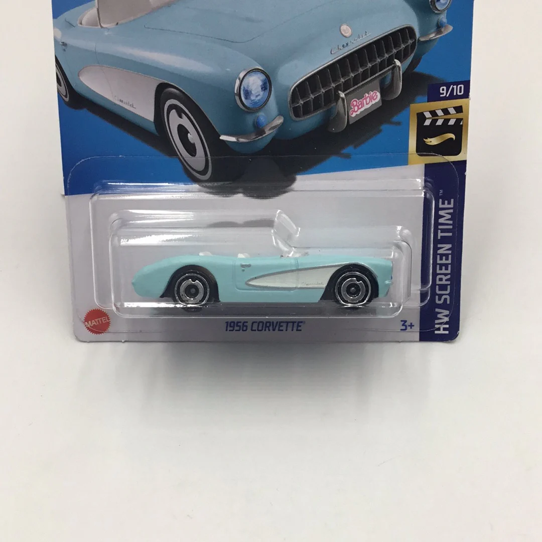 2023 hot wheels Q Case #183 1956 Corvette Barbie 7C - Image 2
