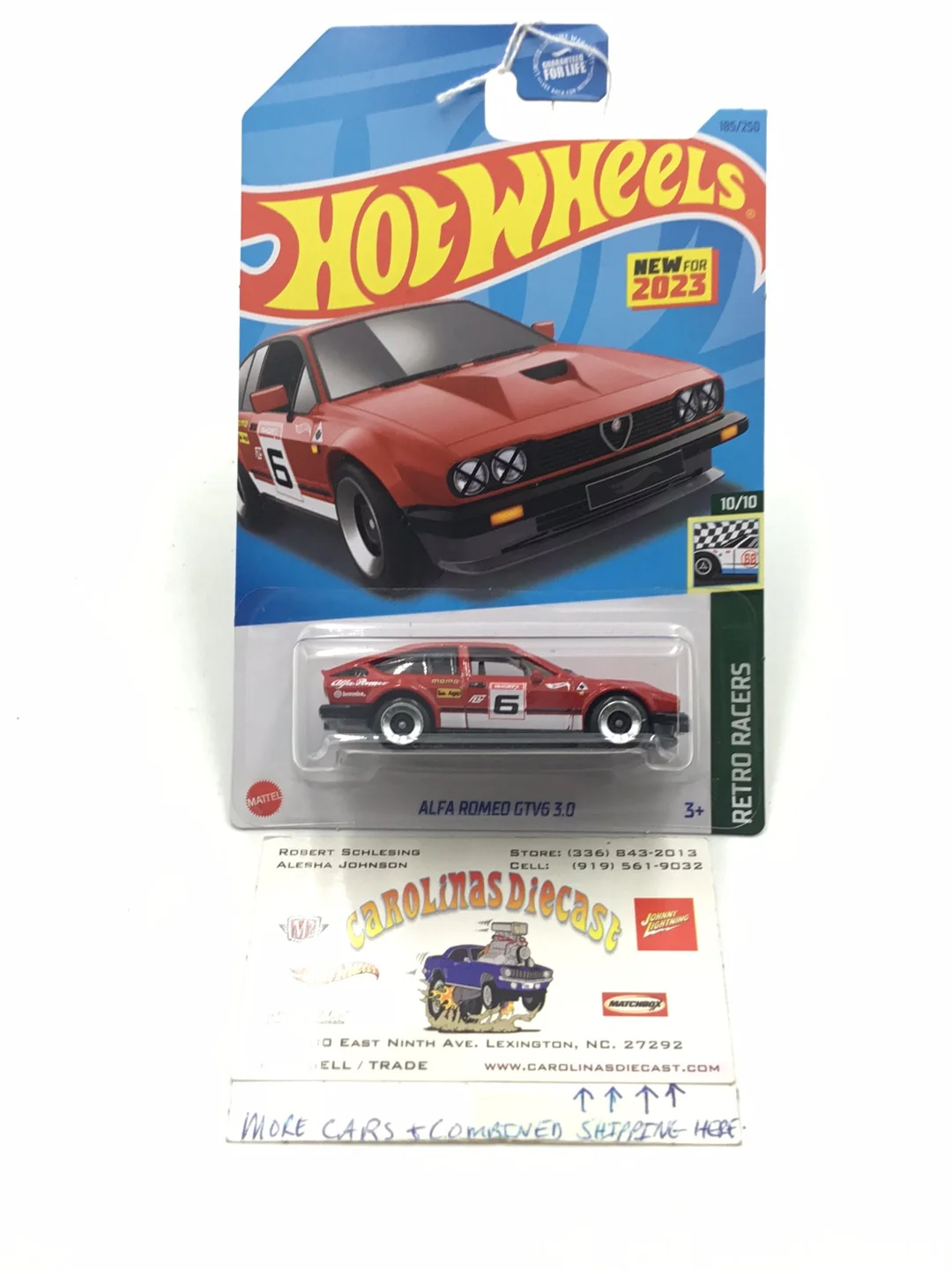 2023 hot wheels #185 Alfa Romeo GTV6 3.0 64C