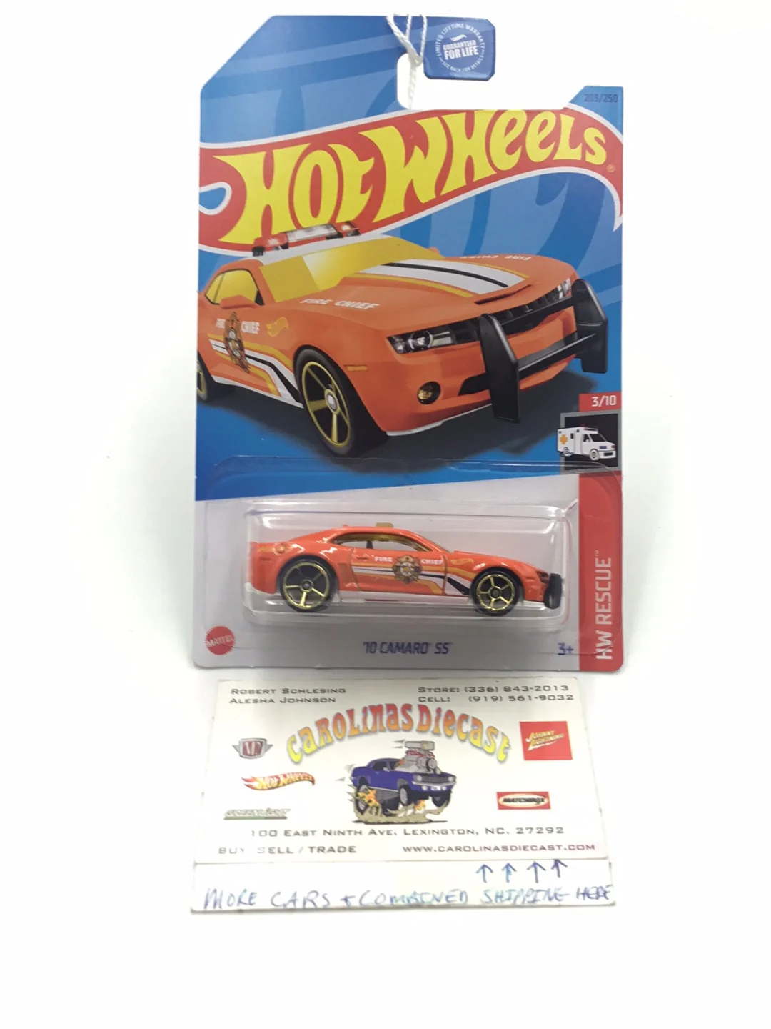 2023 hot wheels #203 10 Camaro SS 6D