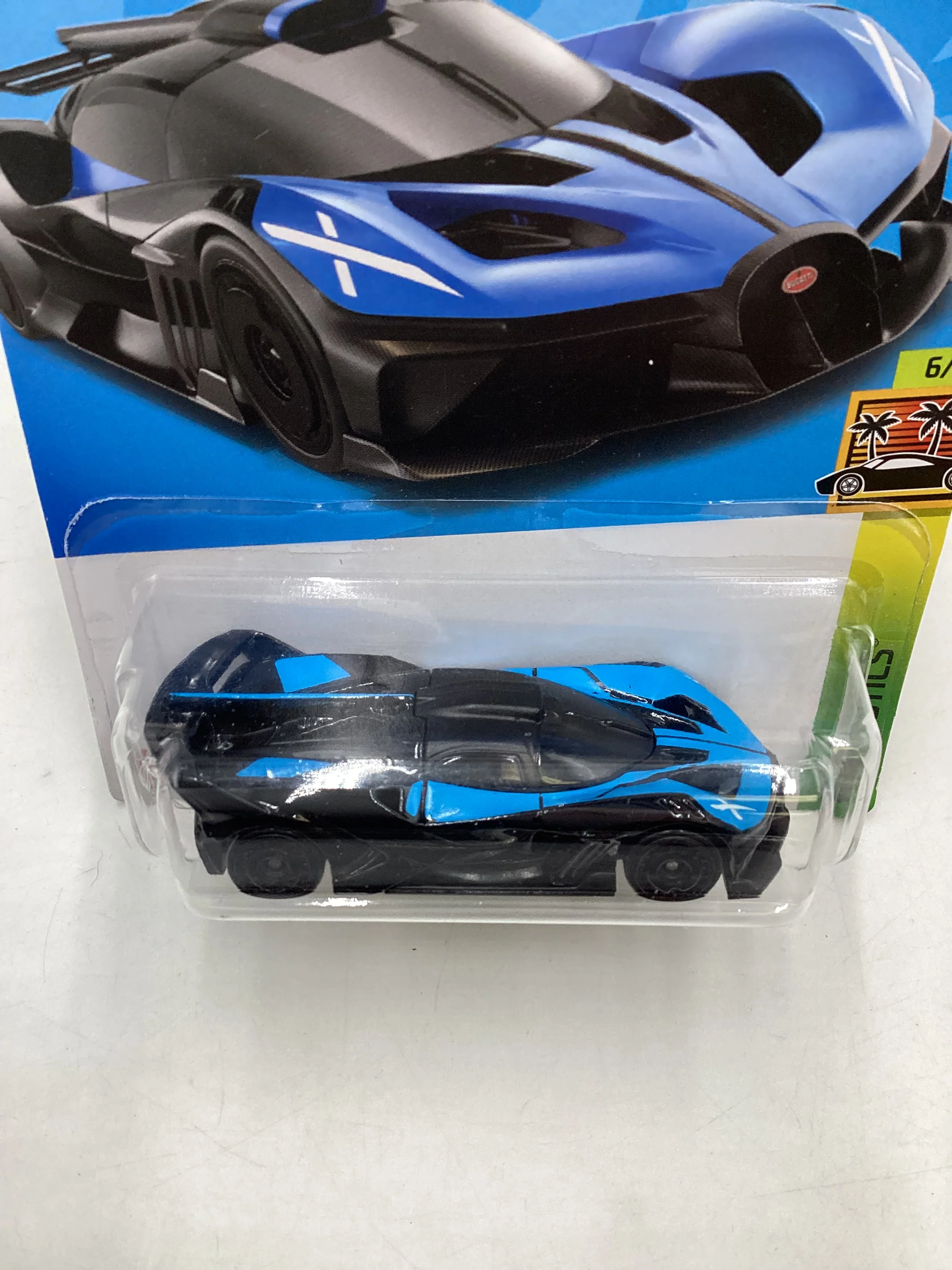 2023 Hot Wheels #213 Bugatti Bolide Blue see description 105C - Image 5