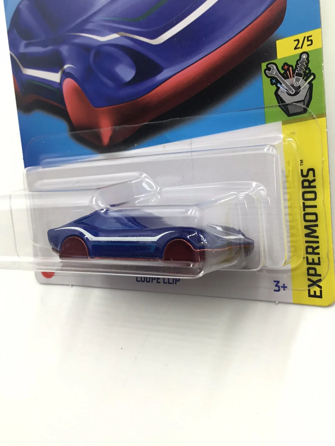 2023 hot wheels #23 Coupe Clip blue 53H - Image 4