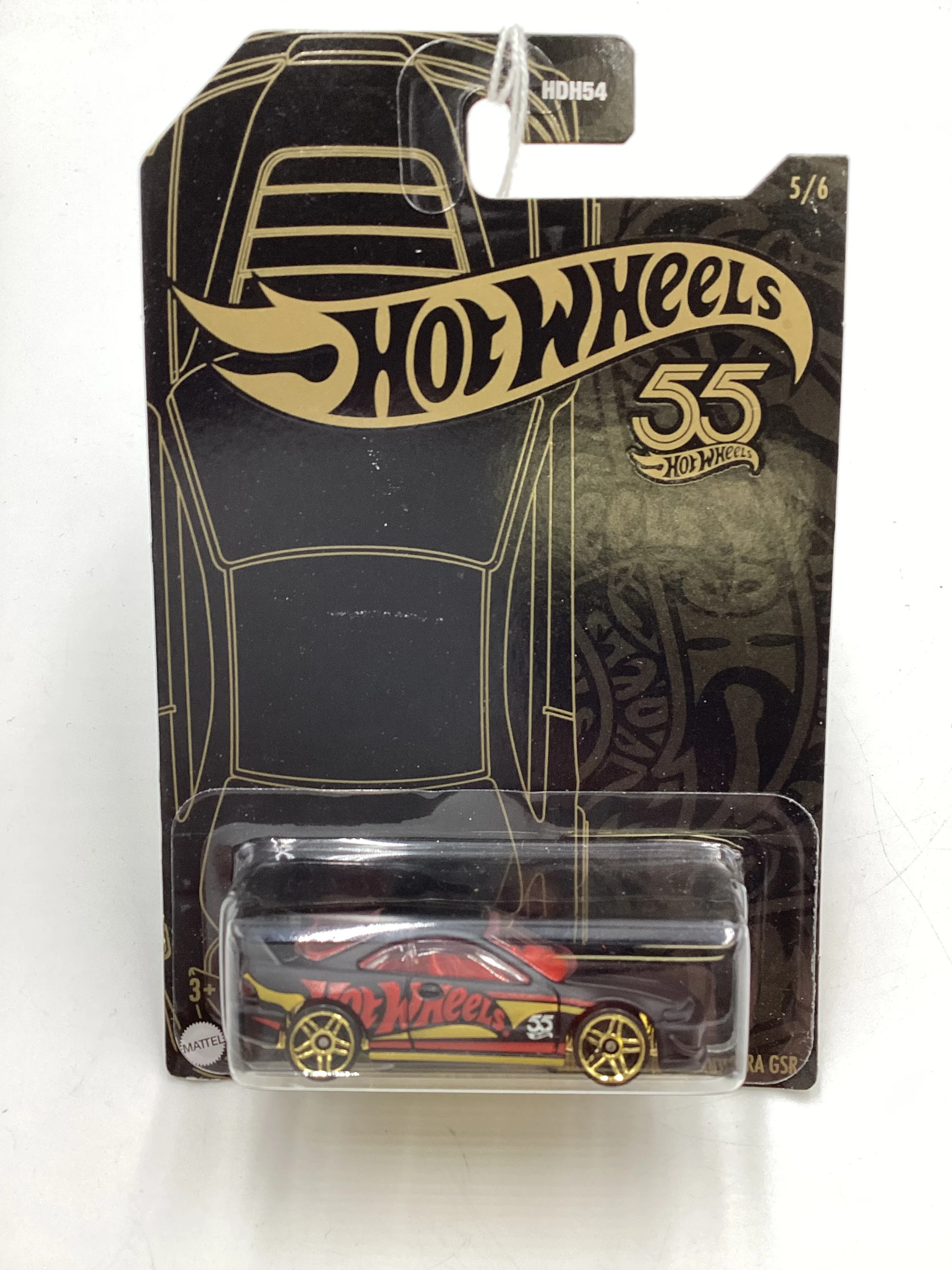 2023 Hot Wheels 55th Anniversary #5 Custom 01 Acura Integra GSR Black 154C - Image 2