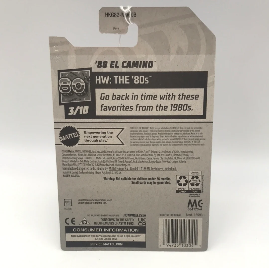 2023 hot wheels A B case #26 80 El Camino blue 13C - Image 4