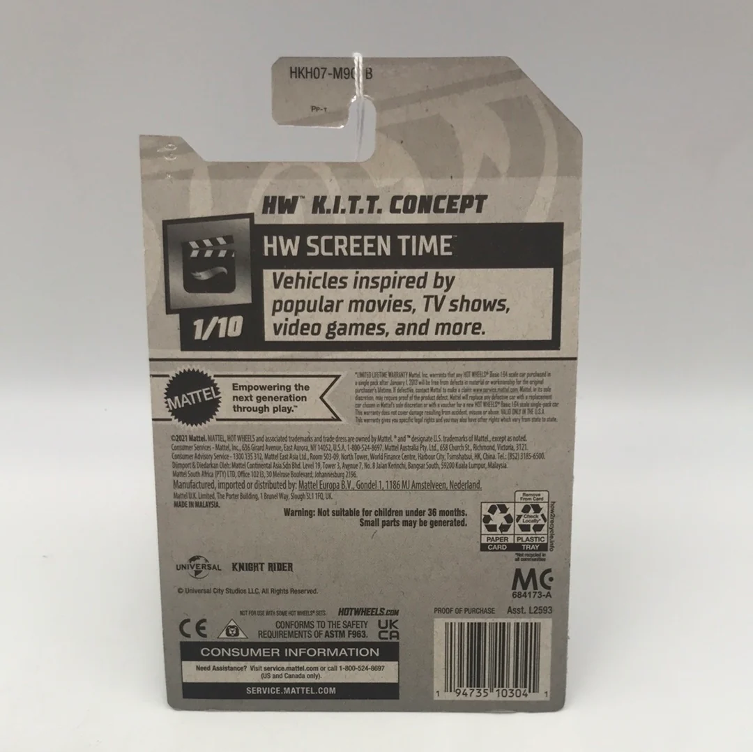 2023 hot wheels A B case #6 HW K.I.T.T. Concept 120A - Image 4