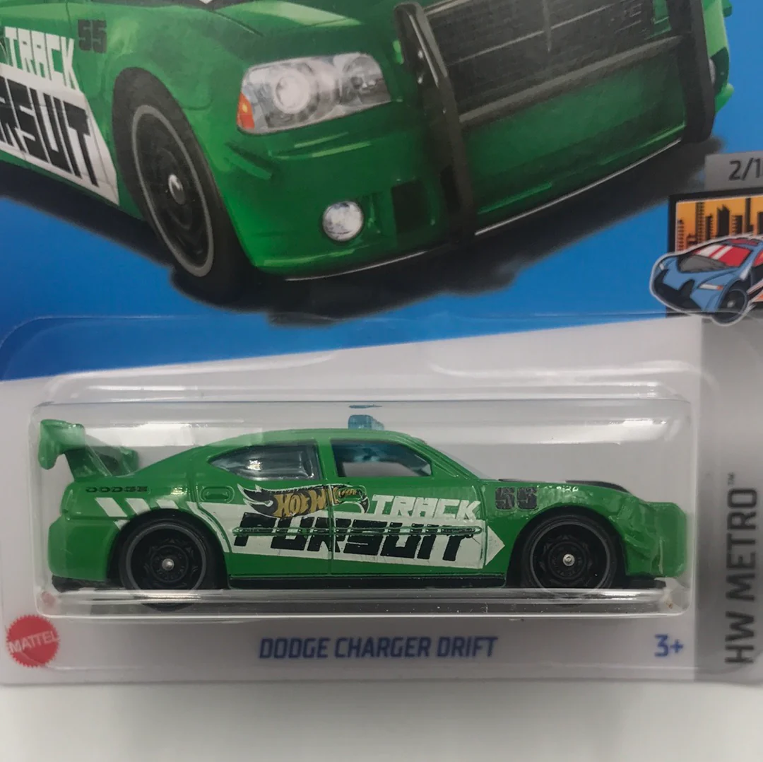 2023 hot wheels C case #54 Dodge Charger Drift green 58B - Image 2