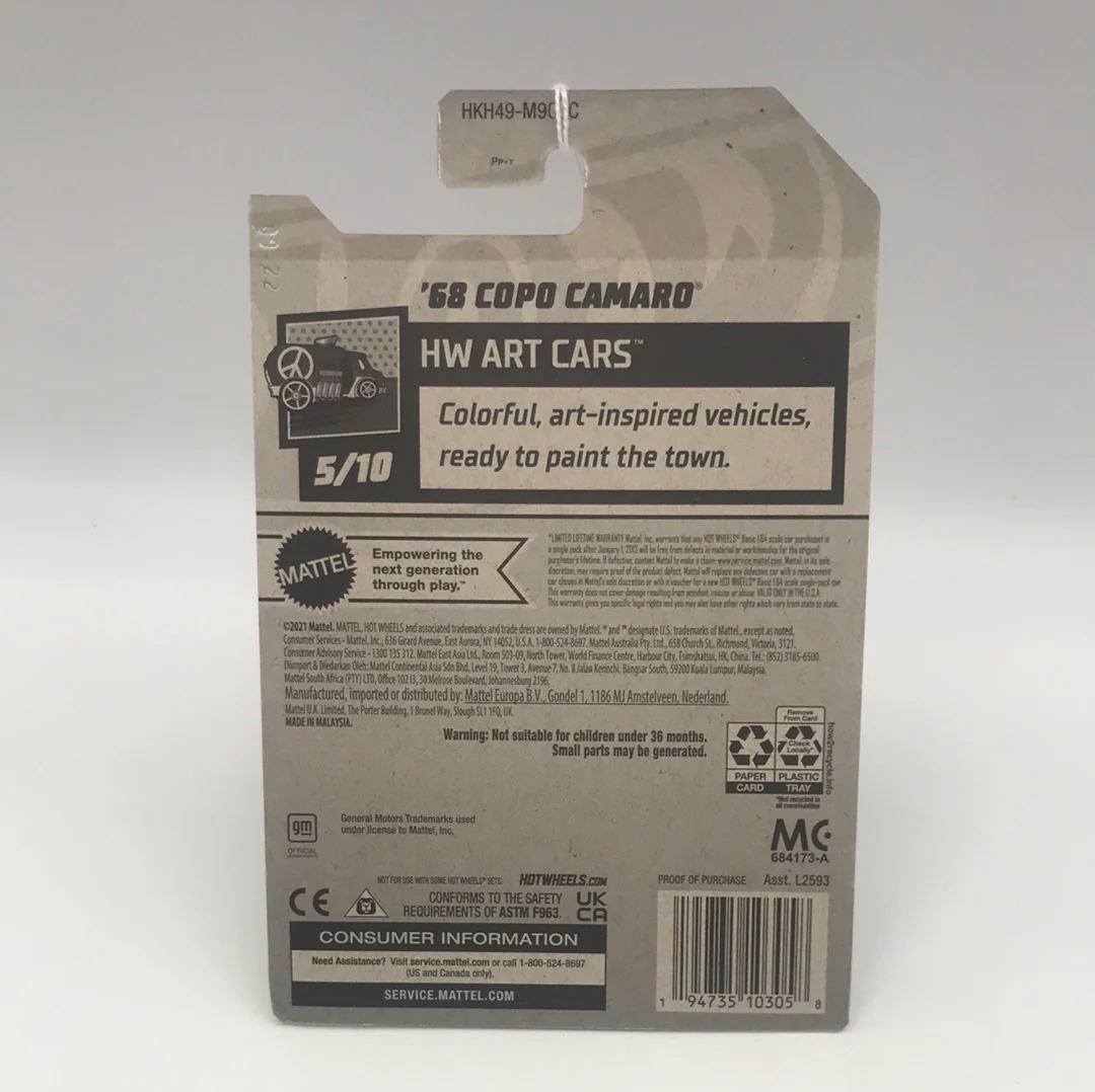 2023 hot wheels C case #63 68 Copo Camaro 3i - Image 4