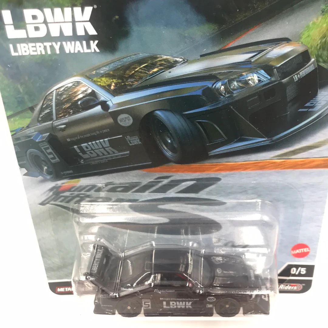 2023 Hot wheels car culture Mountain Drifters LB er34 Super silhouette nissan skyline Chase VHTF w/protector - Image 4