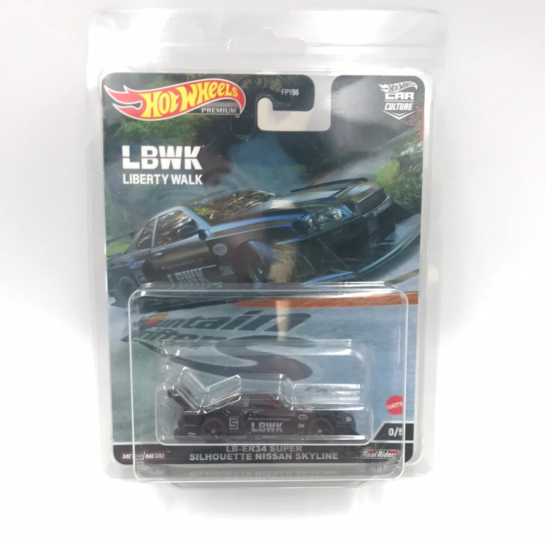 2023 Hot wheels car culture Mountain Drifters LB er34 Super silhouette nissan skyline Chase VHTF w/protector - Image 9