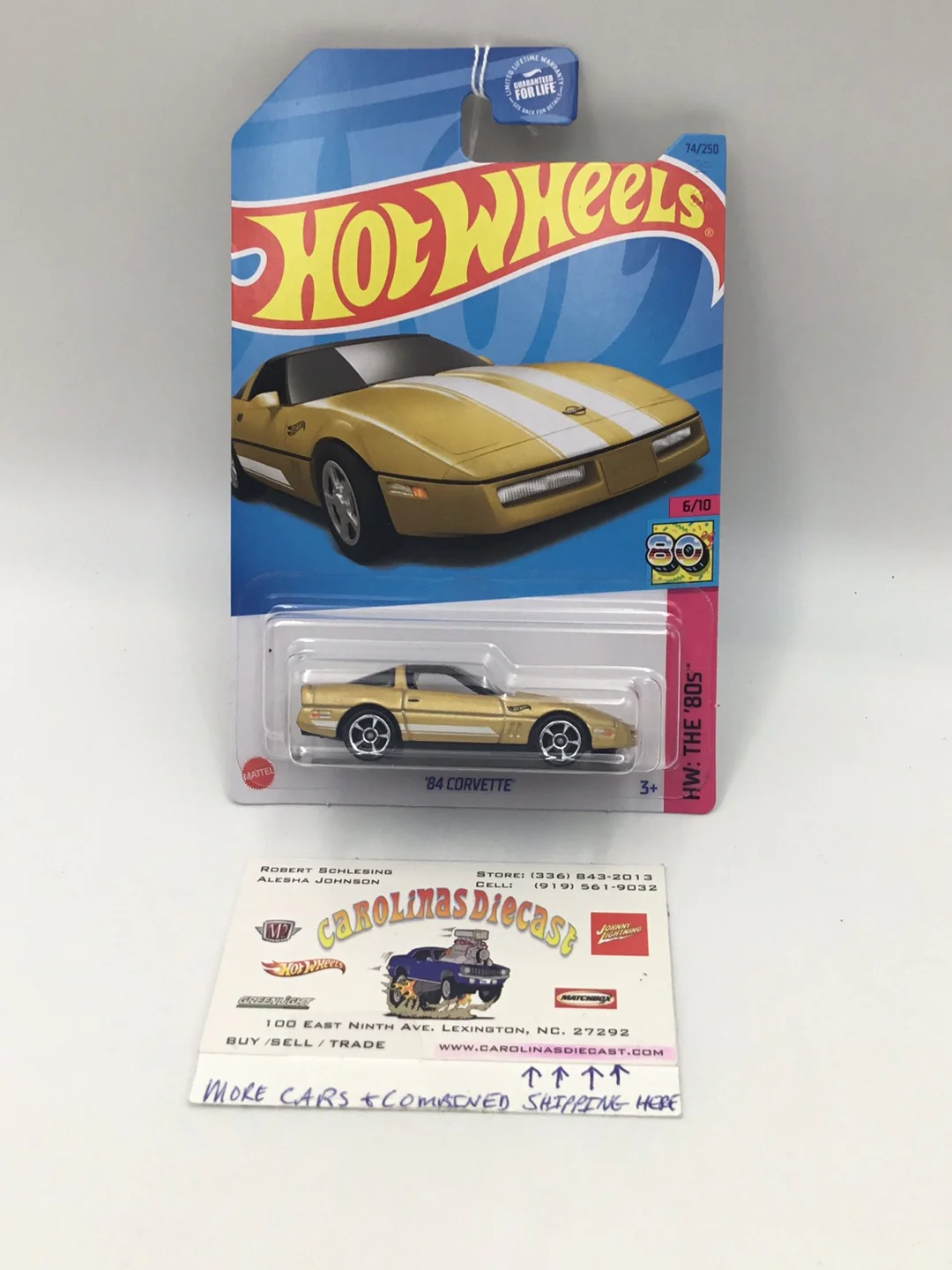 2023 hot wheels D case #74 84 Corvette 4A