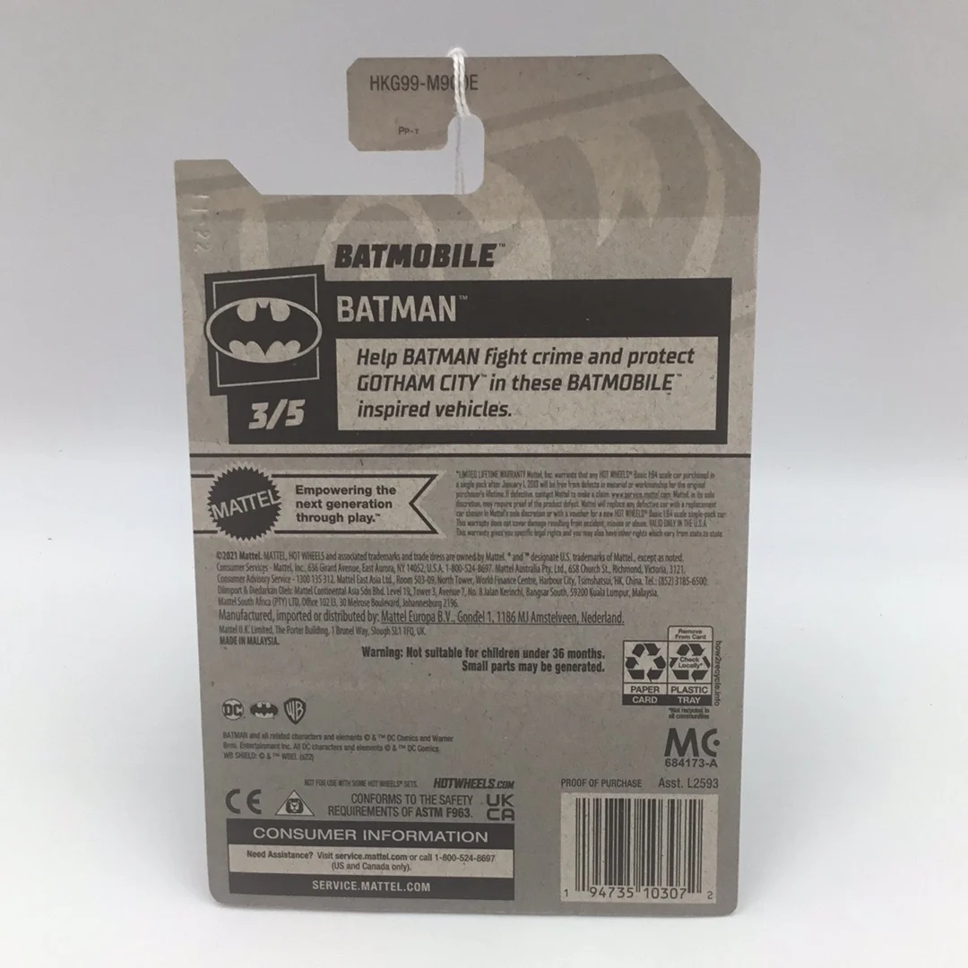 2023 hot wheels E case #103 Batmobile 118D - Image 4
