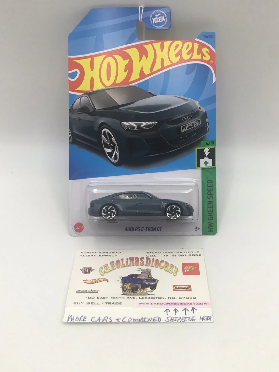 2023 hot wheels E case #109 Audi RS E-Tron GT 108F