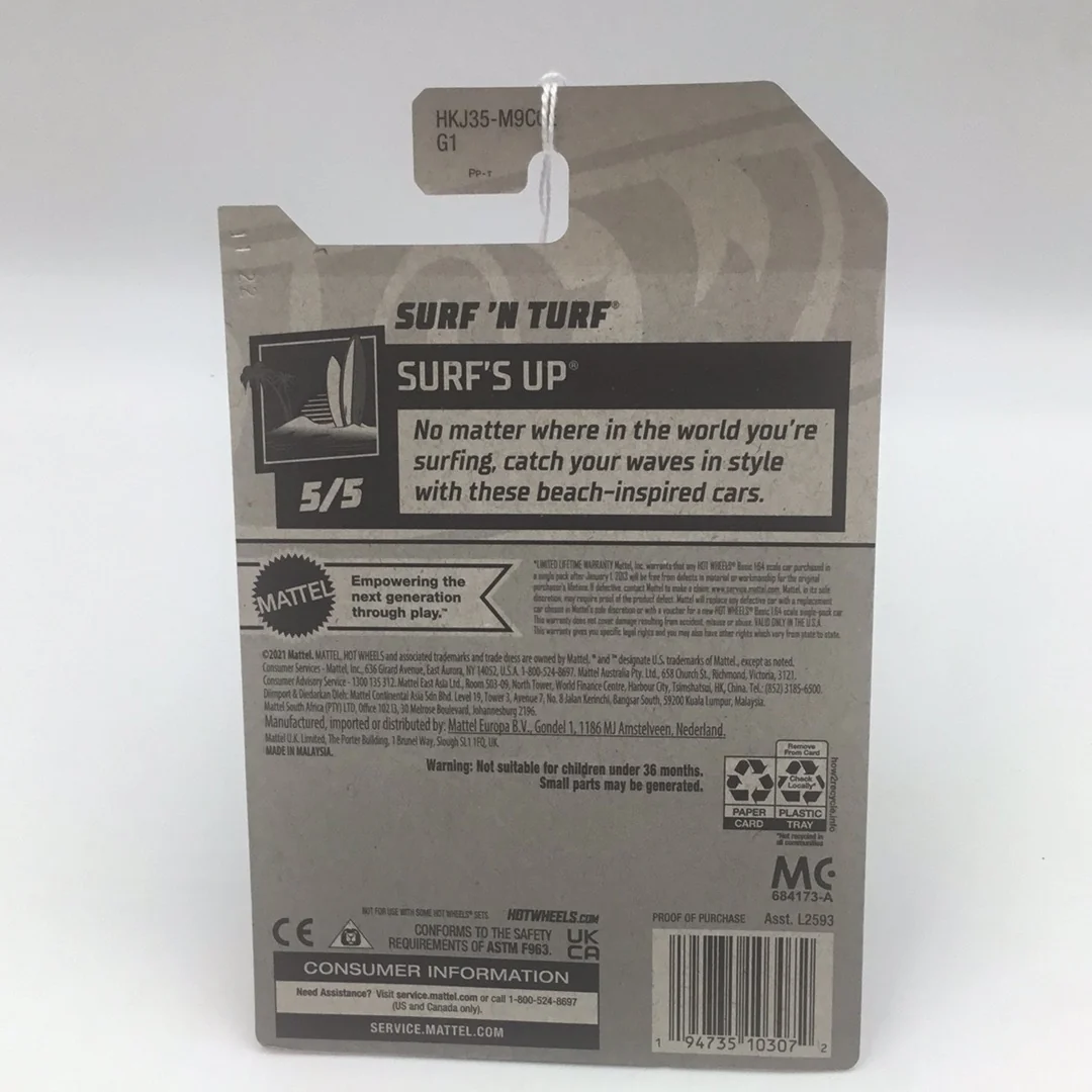 2023 hot wheels E case #122 Surf N Turf SS9 - Image 4