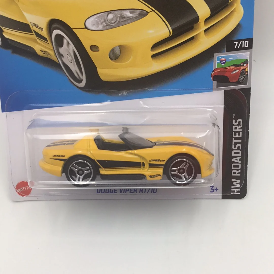 2023 hot wheels F case #131 Dodge Viper RT/10 yellow 53B - Image 2