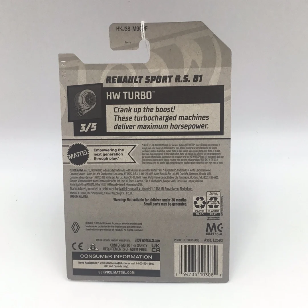 2023 hot wheels F case #134 Renault Sport R.S. 01 91C - Image 4