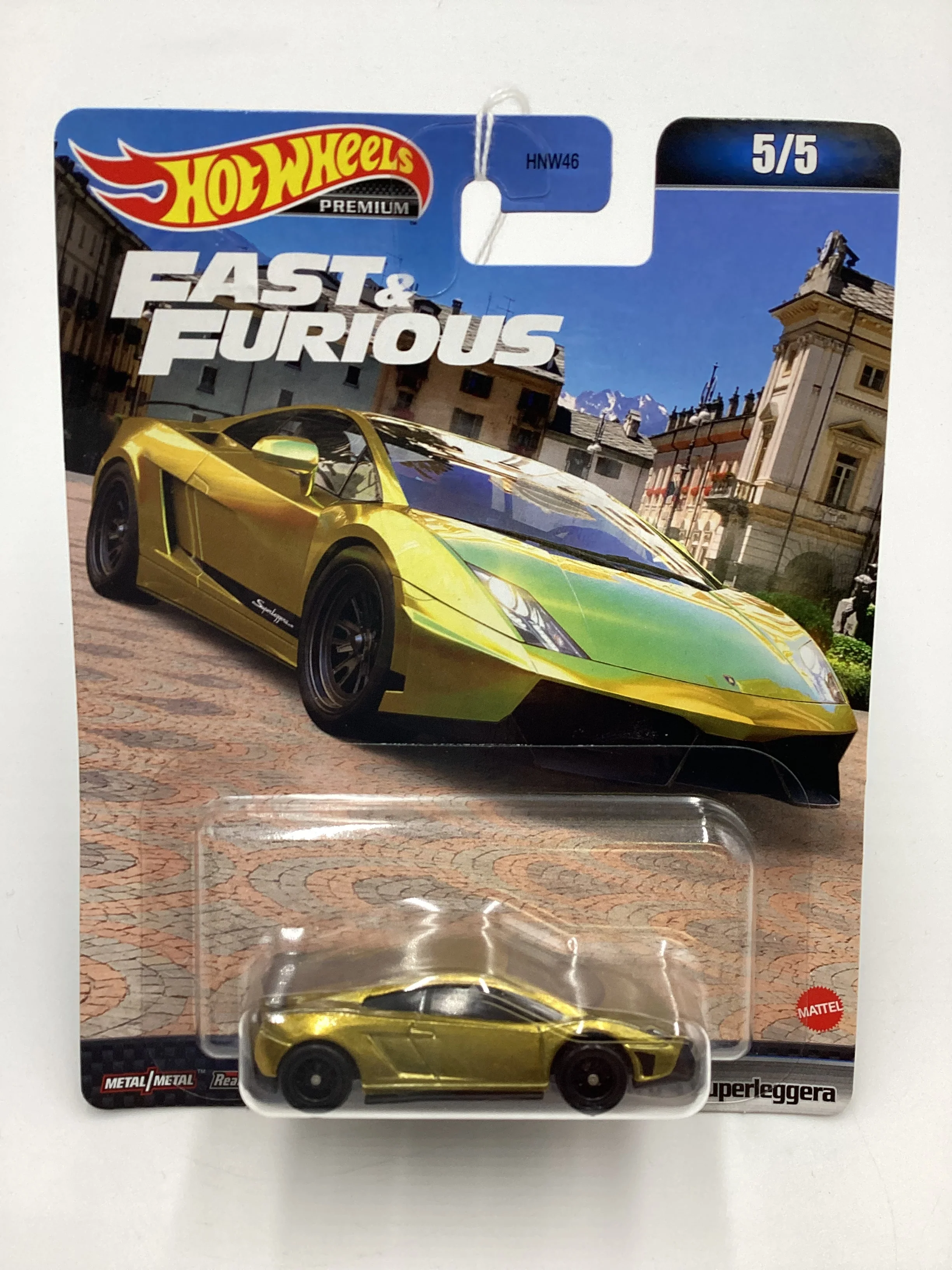 2023 Hot Wheels Fast and Furious #5 Lamborghini Gallardo LP 570-4 Superleggera Gold 247B - Image 2