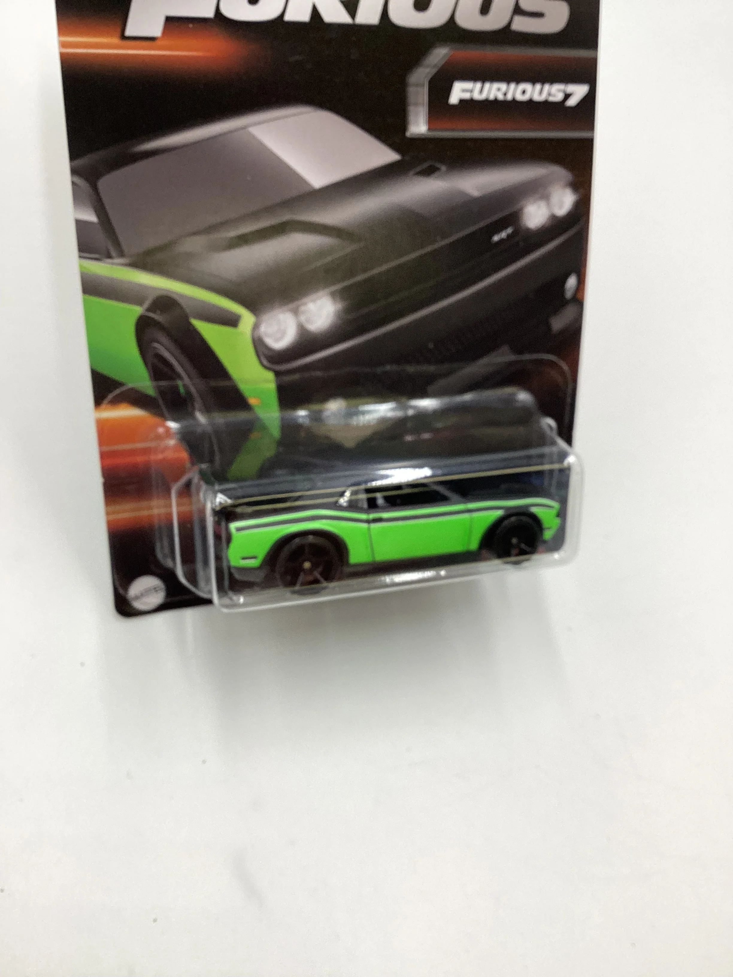 2023 Hot Wheels Fast and Furious Series 2 #7 Dodge Challenger Drift Car Green 69C - Image 5